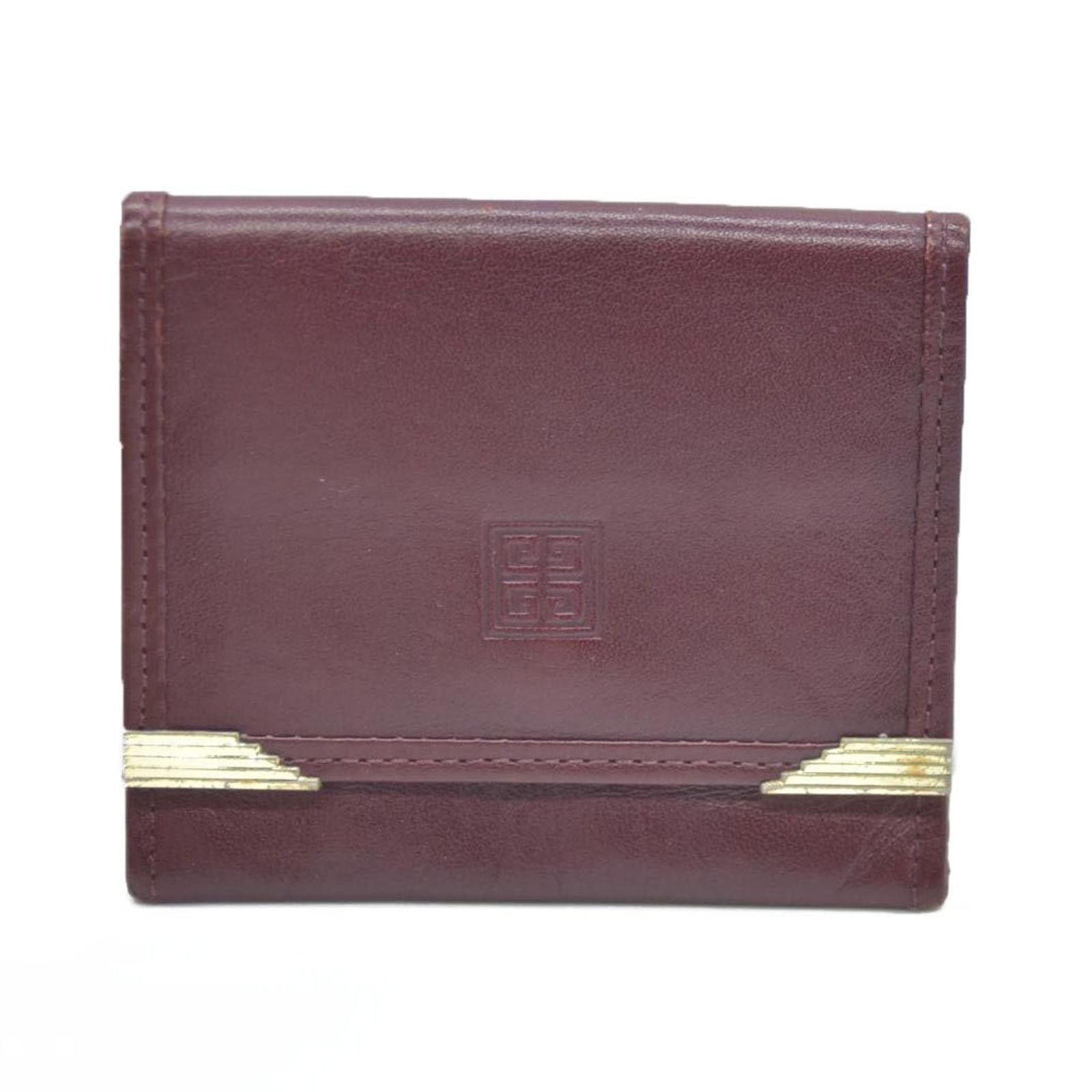 Givenchy Givenchy Burgundy with Gold Hardware Coin Purse Size ONE SIZE - 1 Thumbnail
