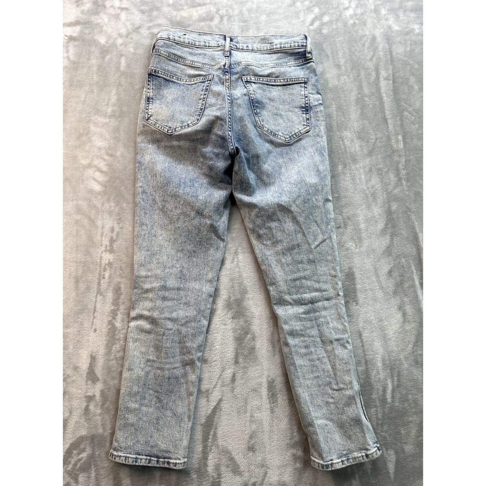 Gap Gap Jeans Womens 8/29 Light Blue High Rise Slim Stretch Denim Vintage 5-Pocket Zipper Fly 30W Inseam 26 Zip Size 30" / US 8 / IT 44 - 4 Thumbnail