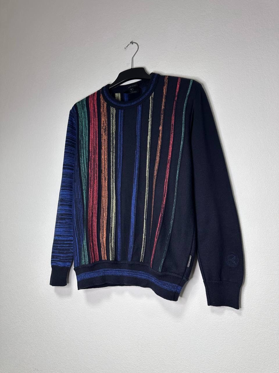 Carlo Colucci Carlo Colucci Knit Sweater Made in Italy Multicolor Striped Size US M / EU 48-50 / 2 - 8 Thumbnail