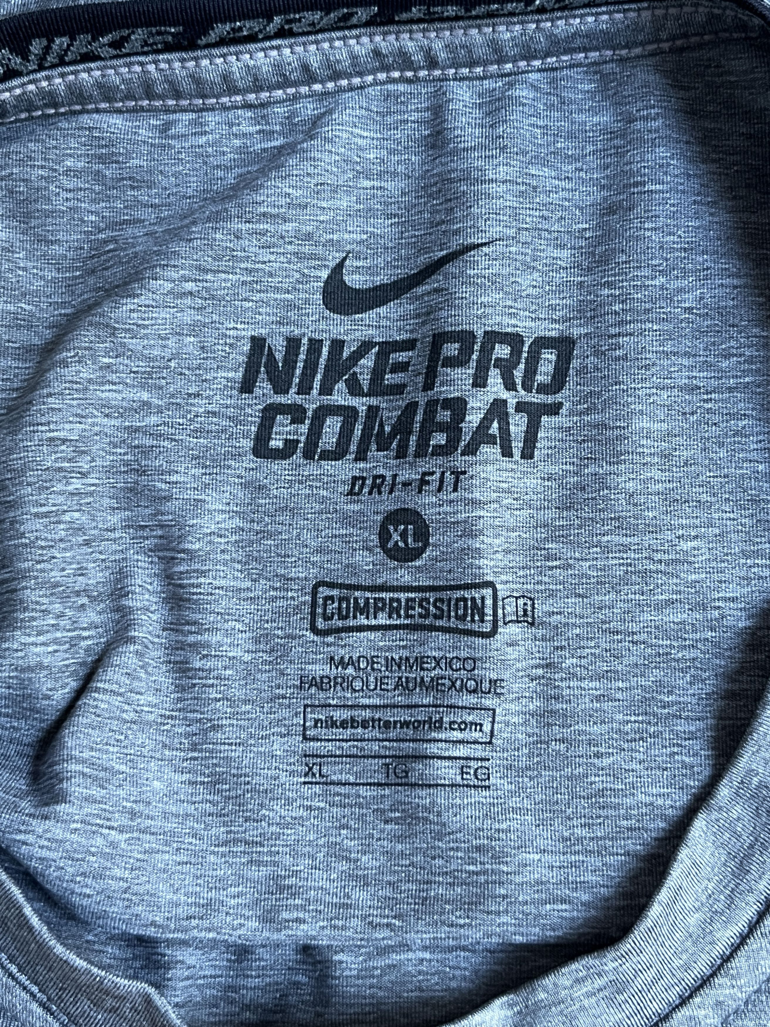 Nike Nike Pro Combat Compression T Shirt XL Size US XL / EU 56 / 4 - 3 Thumbnail