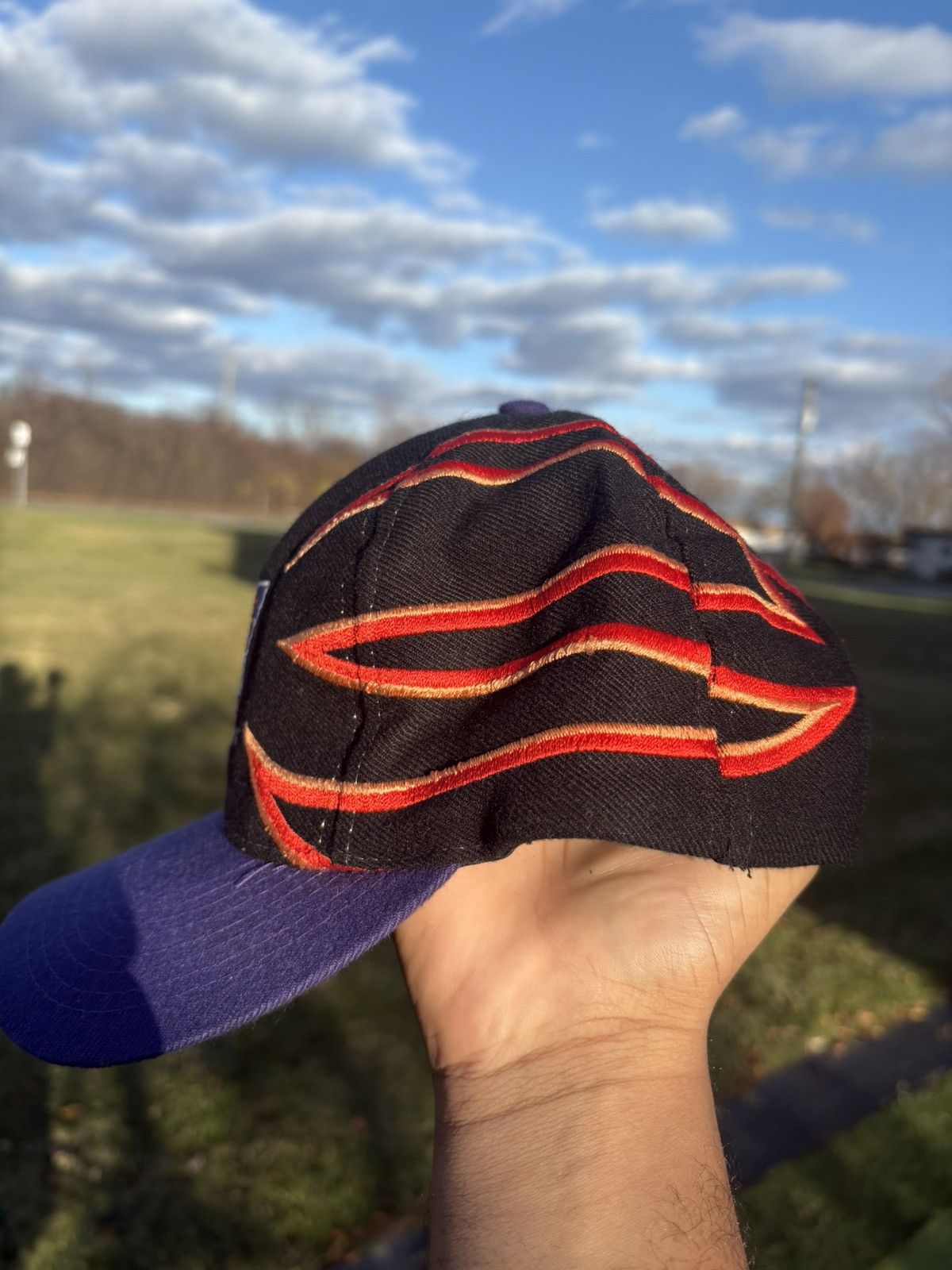 Drew Pearson Phoenix Suns NBA VTG 90s Drew Pearson Claw Snapback Hat Cap Size ONE SIZE - 3 Thumbnail