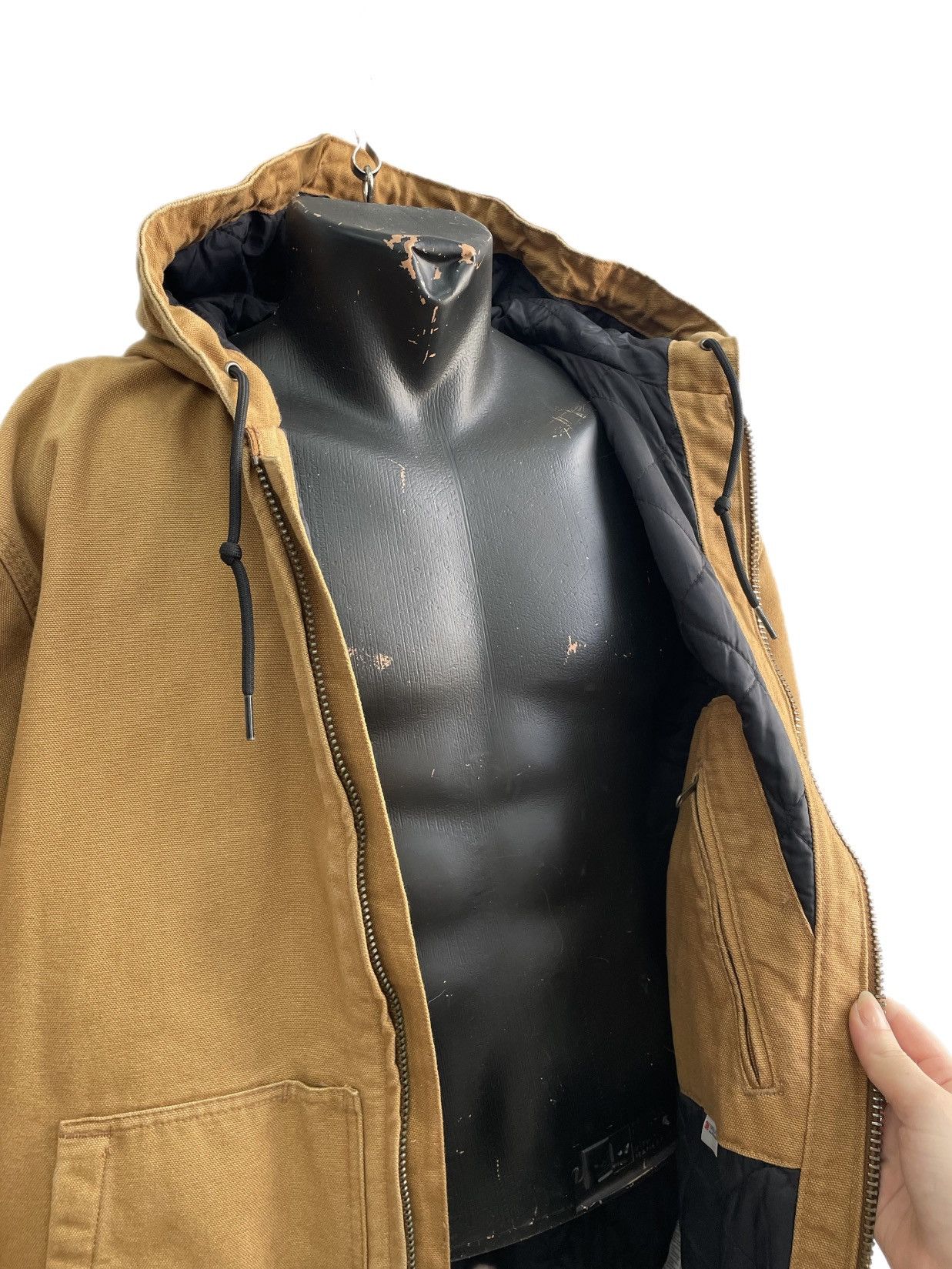 Carhartt Carhartt y2k distressed 90s carhartt active Detroit jacket Size US L / EU 52-54 / 3 - 5 Thumbnail