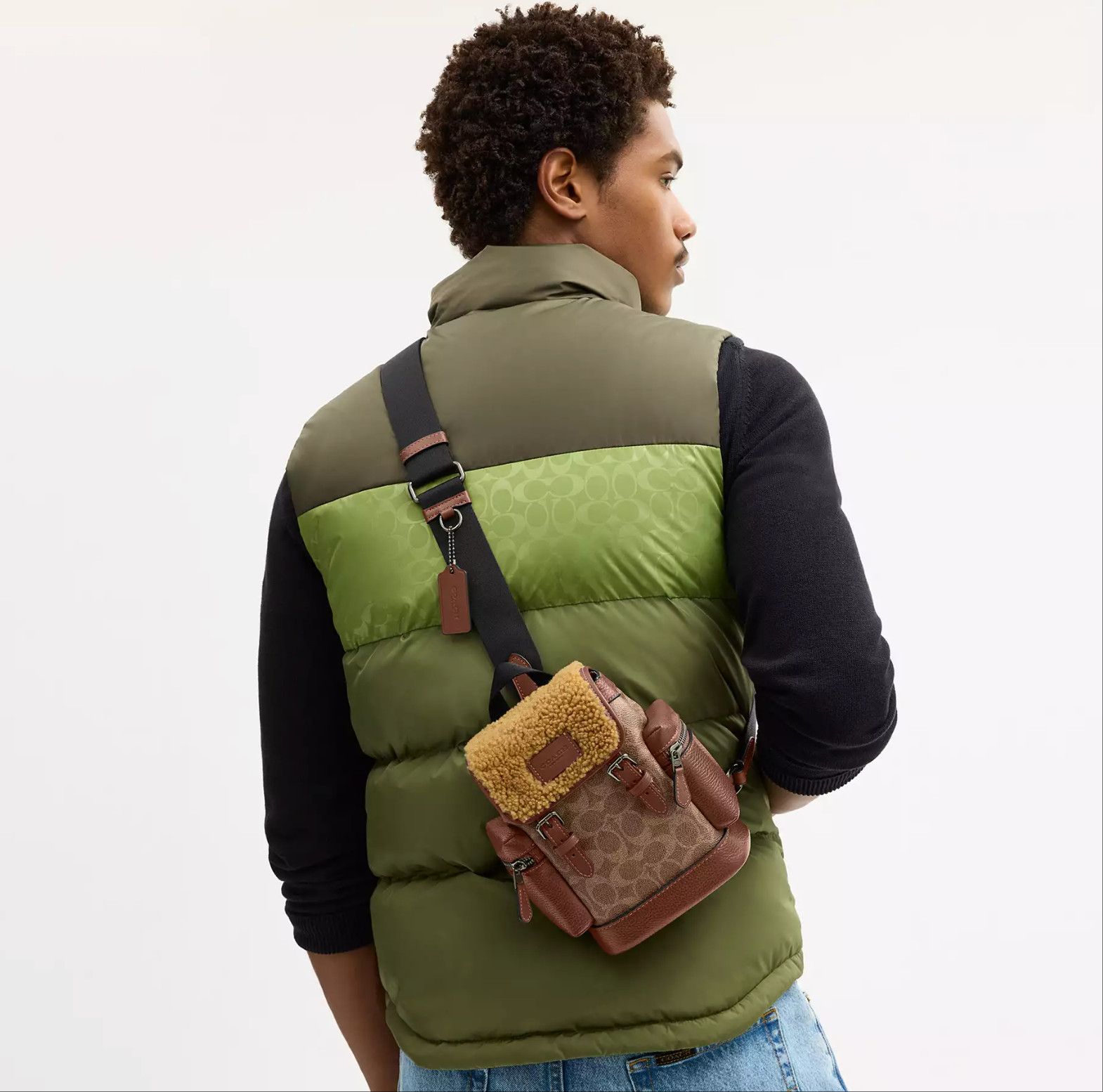 Coach Sprint Sling Pack In Signature Canvas CDB70 Size ONE SIZE - 7 Thumbnail