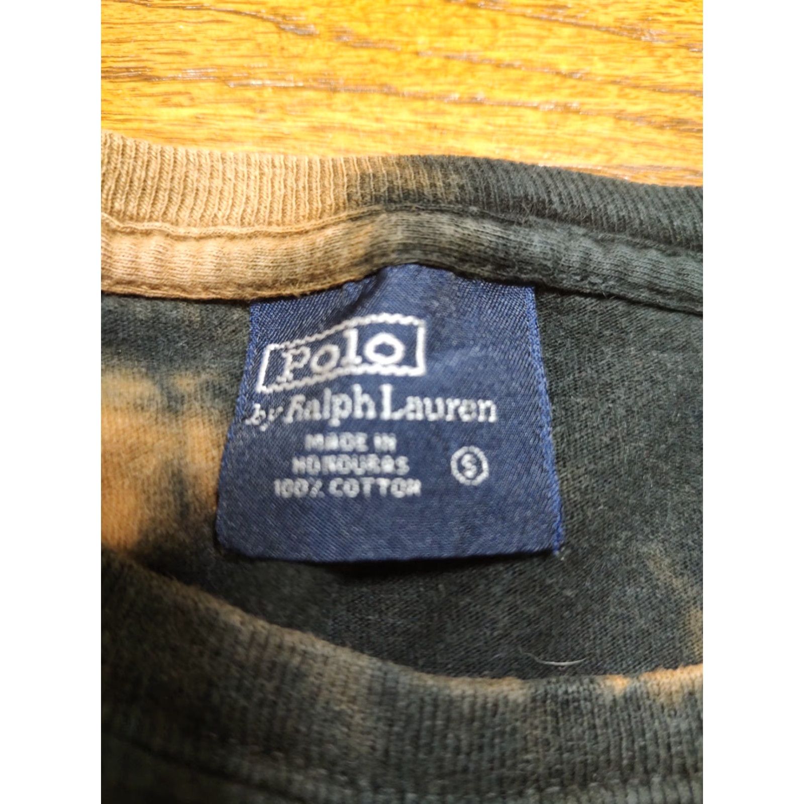 Ralph Lauren VINTAGE Polo Ralph Lauren T Shirt Tie Dye Acid Wash Black Mens S Shirt Crew Neck Short Sleeve Classic Fit Cotton Tie Dye 2020s? Size US S / EU 44-46 / 1 - 4 Thumbnail