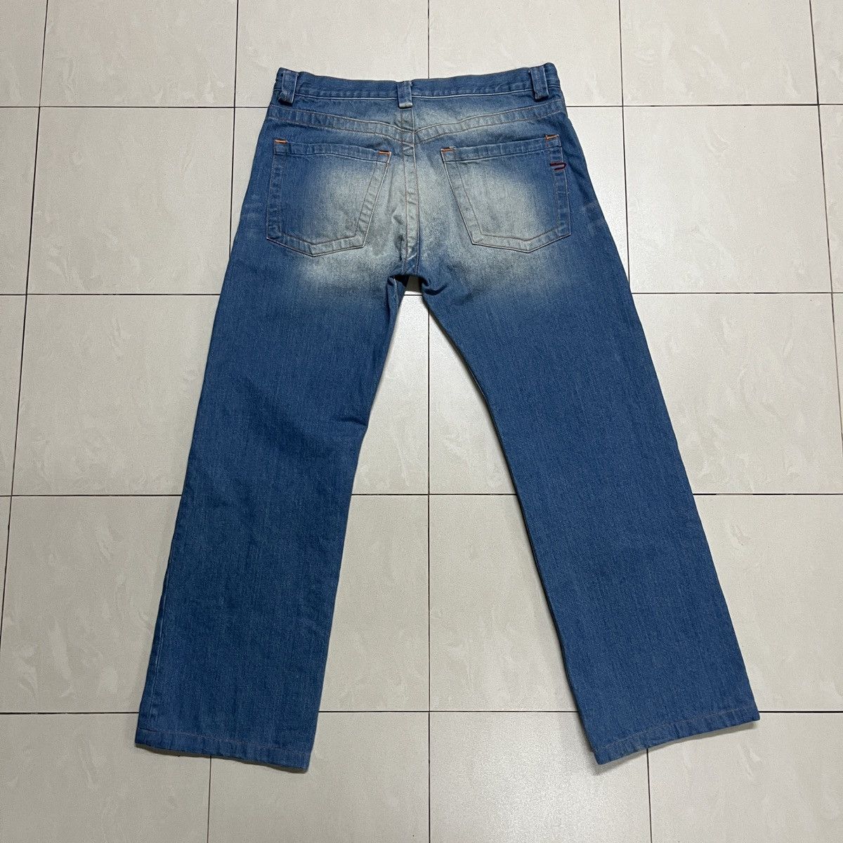 Designer × Diesel Y2k Diesel Washed Jeans Size US 33 - 12 Thumbnail