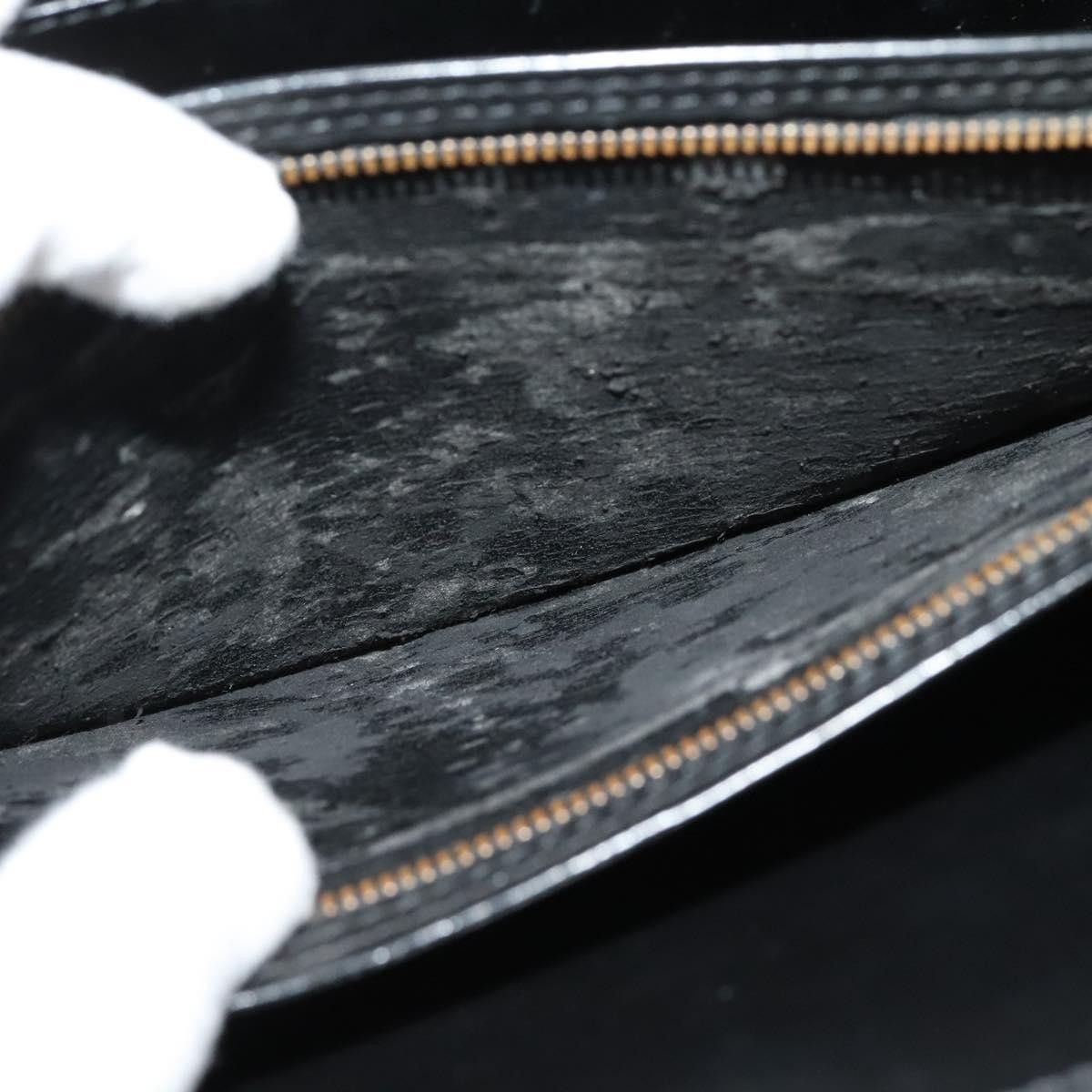 Louis Vuitton LOUIS VUITTON Epi Capuchin Shoulder Bag Black M52342 Size ONE SIZE - 11 Thumbnail
