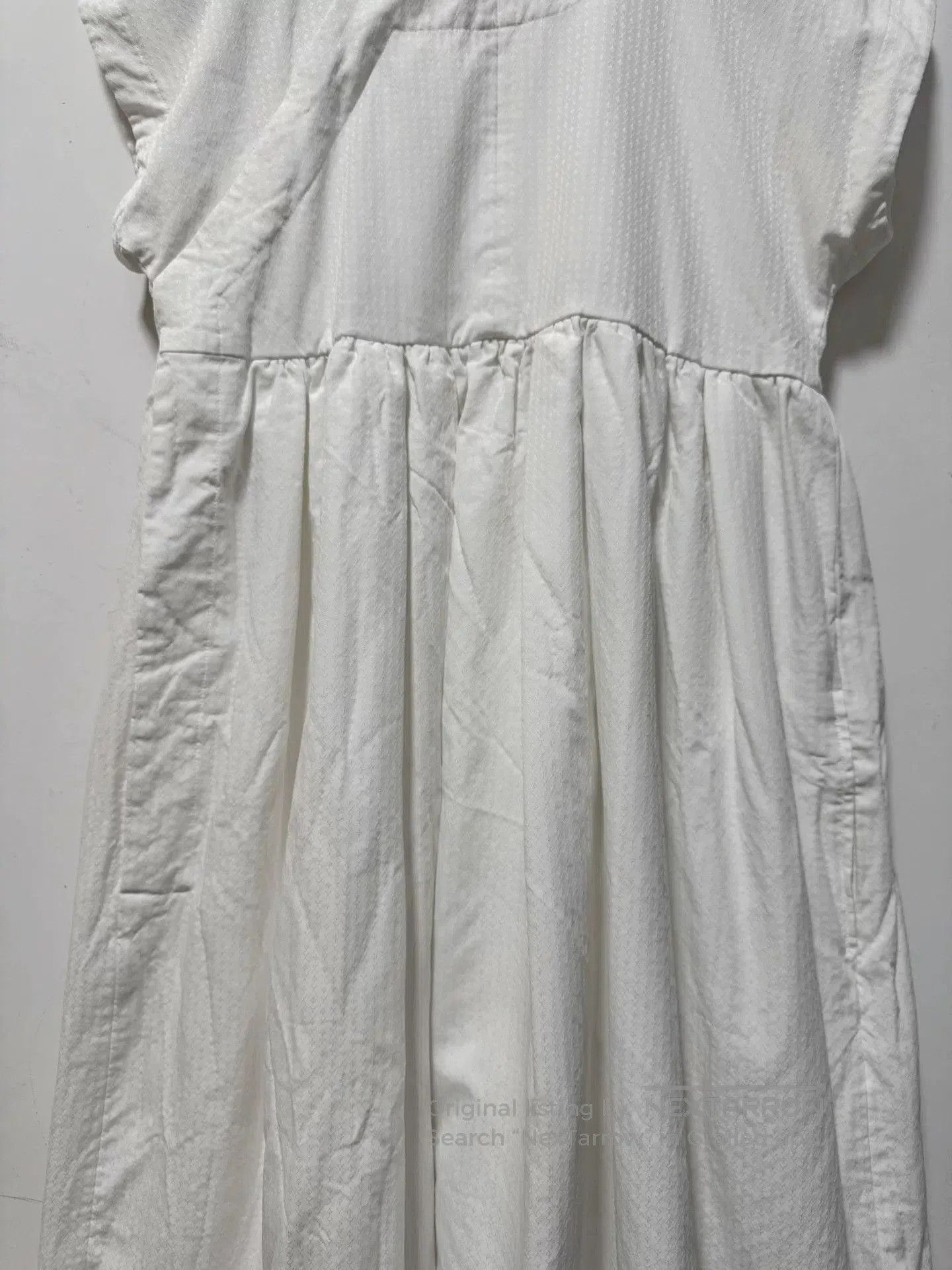Comme des Garcons CDG comcom Floral Embroidered Mandarin Collar Dress. Size US 26 / EU 42 - 2 Thumbnail