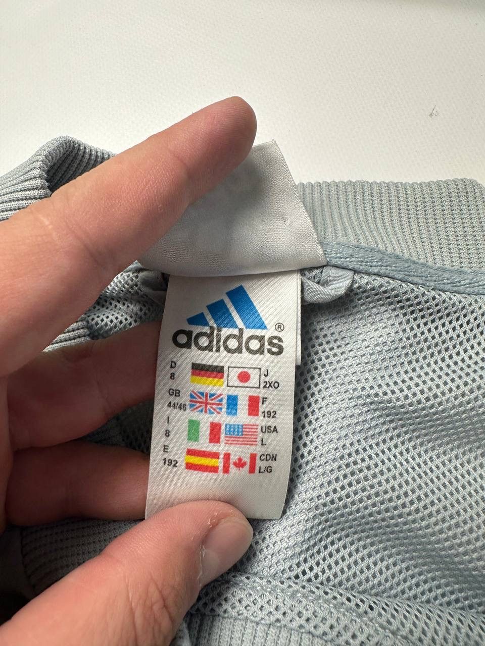 Adidas 🔥00s Nylon Adidas Boxy Sweatshirt Windbreaker Blue Size US L / EU 52-54 / 3 - 9 Thumbnail