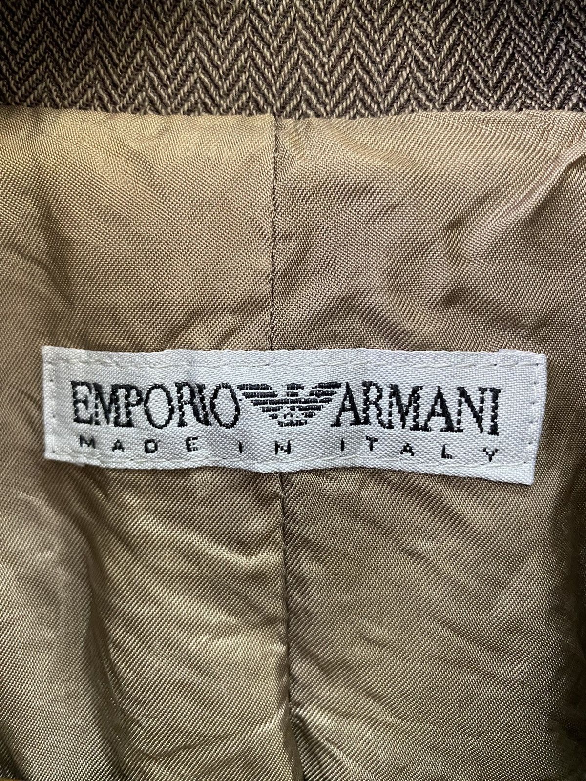 Emporio Armani Vintage Emporio Armani Made In Itali Blazer Coat Jacket Size S / US 4 / IT 40 - 8 Thumbnail