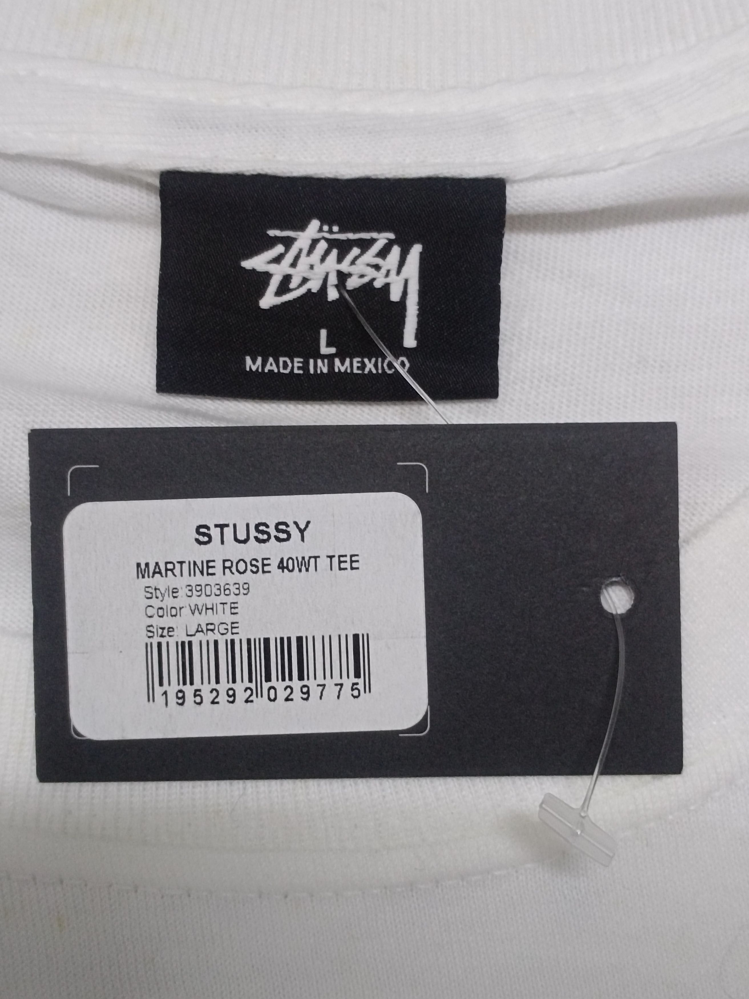 Hypebeast Rare Stussy X Martine Rose 40th Anniversary Tshirt Size US L / EU 52-54 / 3 - 6 Thumbnail