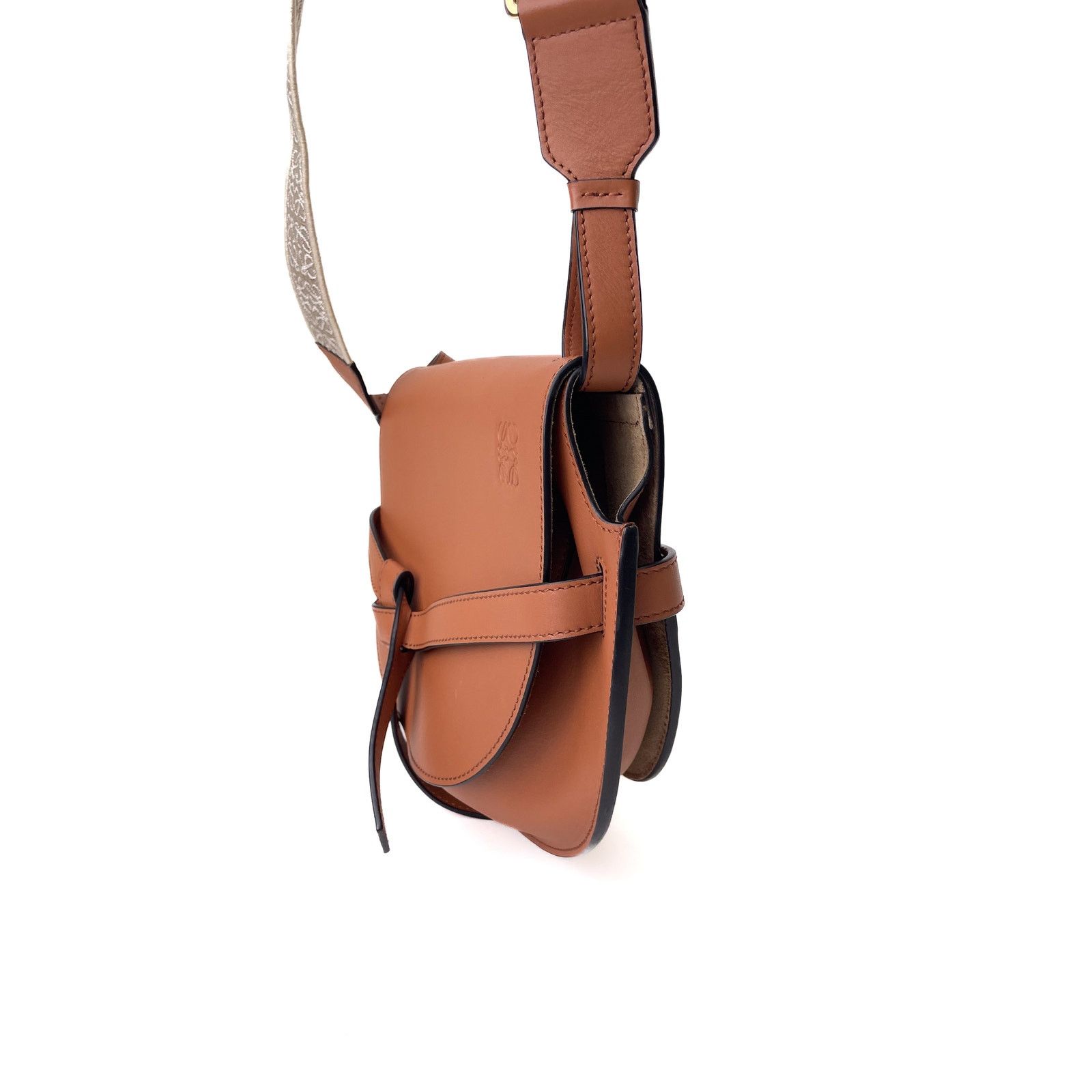 Loewe Small Gate Dual bag in soft calfskin and jacquard Size ONE SIZE - 6 Thumbnail