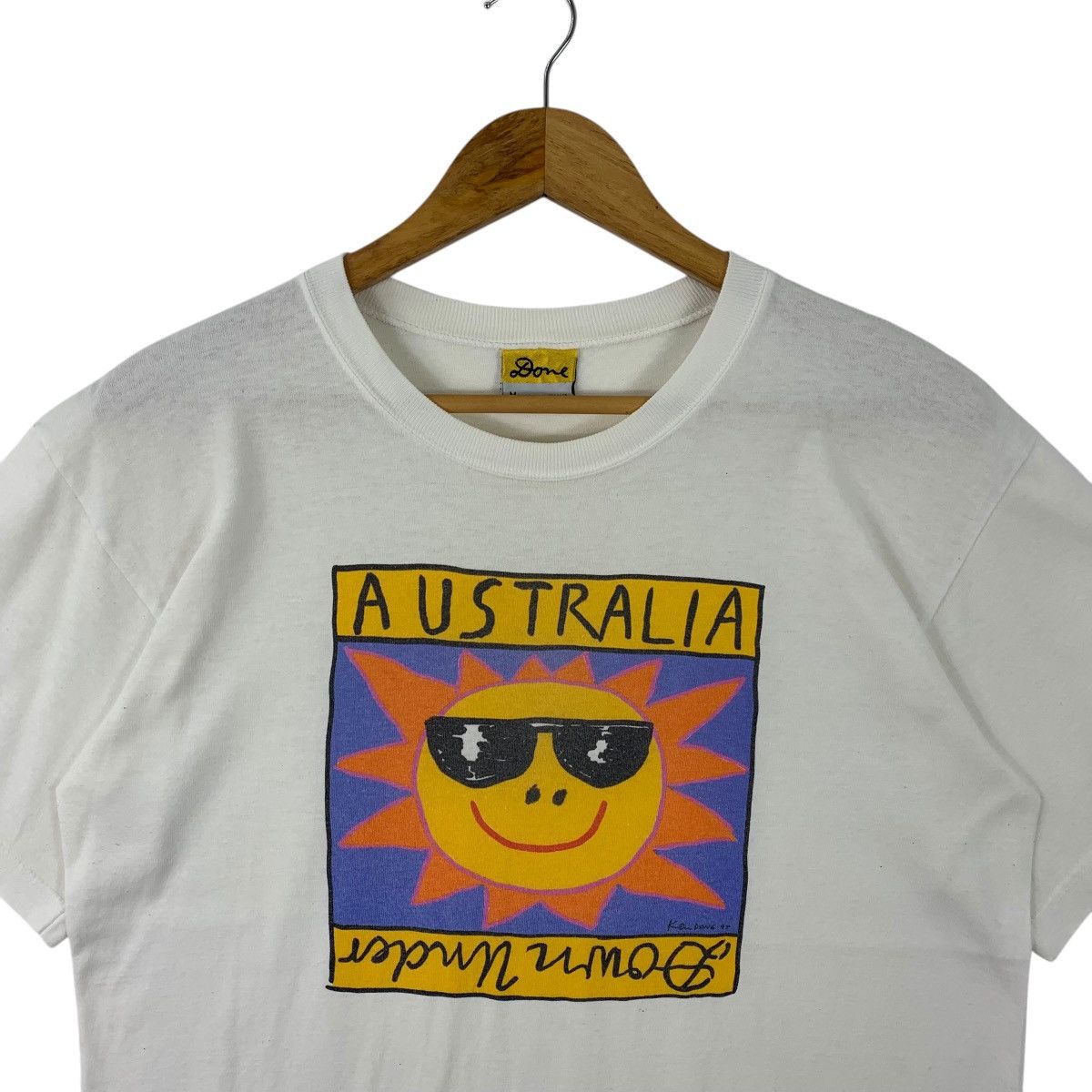 Vintage Vintage KEN DONE Australian down under art tee Size US M / EU 48-50 / 2 - 2 Thumbnail