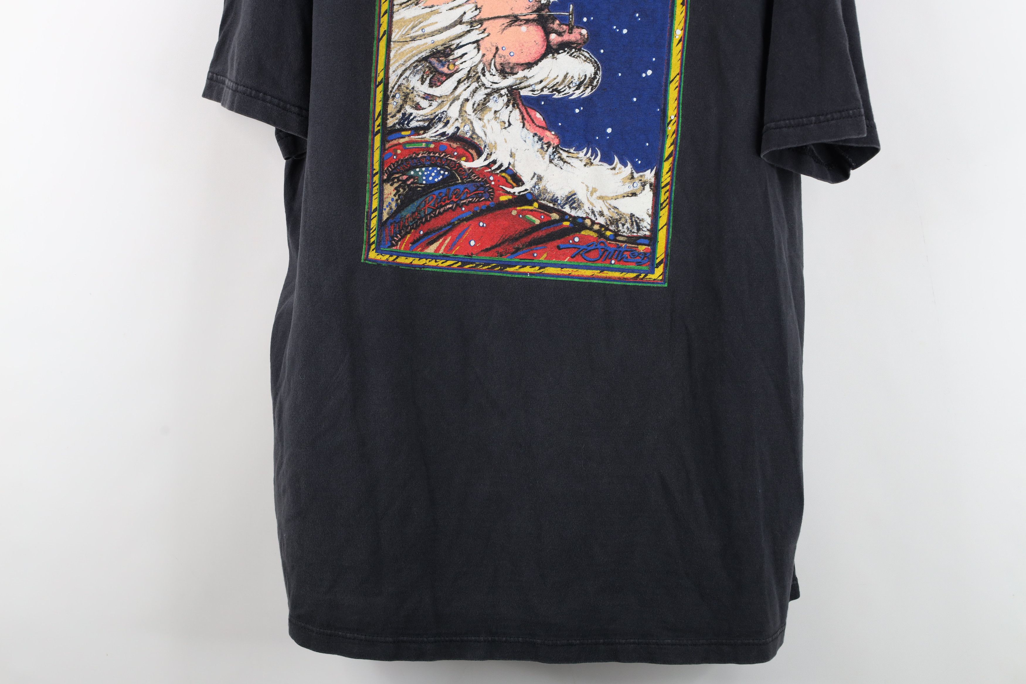 Harley Davidson Vintage Y2K 2000 Harley Davidson Fire Flames T-Shirt USA Size US XL / EU 56 / 4 - 3 Thumbnail