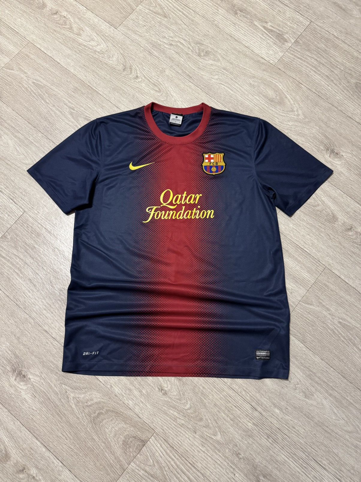 Nike 🔷Vintage Nike FC Barcelona 2012/13 Soccer jersey🔷 Size US L / EU 52-54 / 3 - 1 Thumbnail