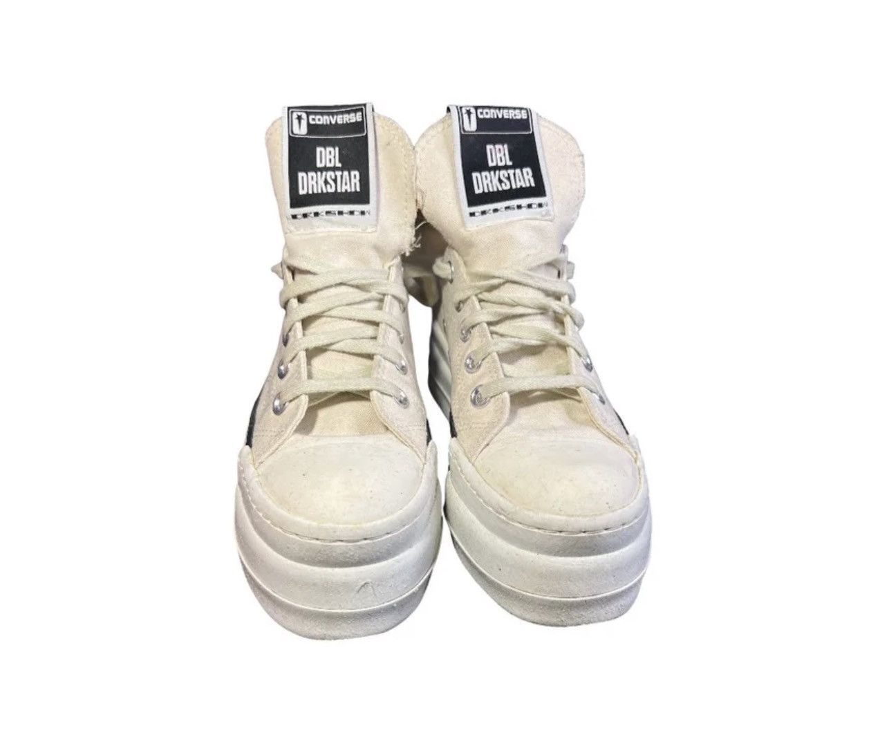 Rick Owens Rick Owens DRKSHDW DBL Drkstar off-white Unisex US 4. Size US 6.5 / IT 36.5 - 10 Thumbnail