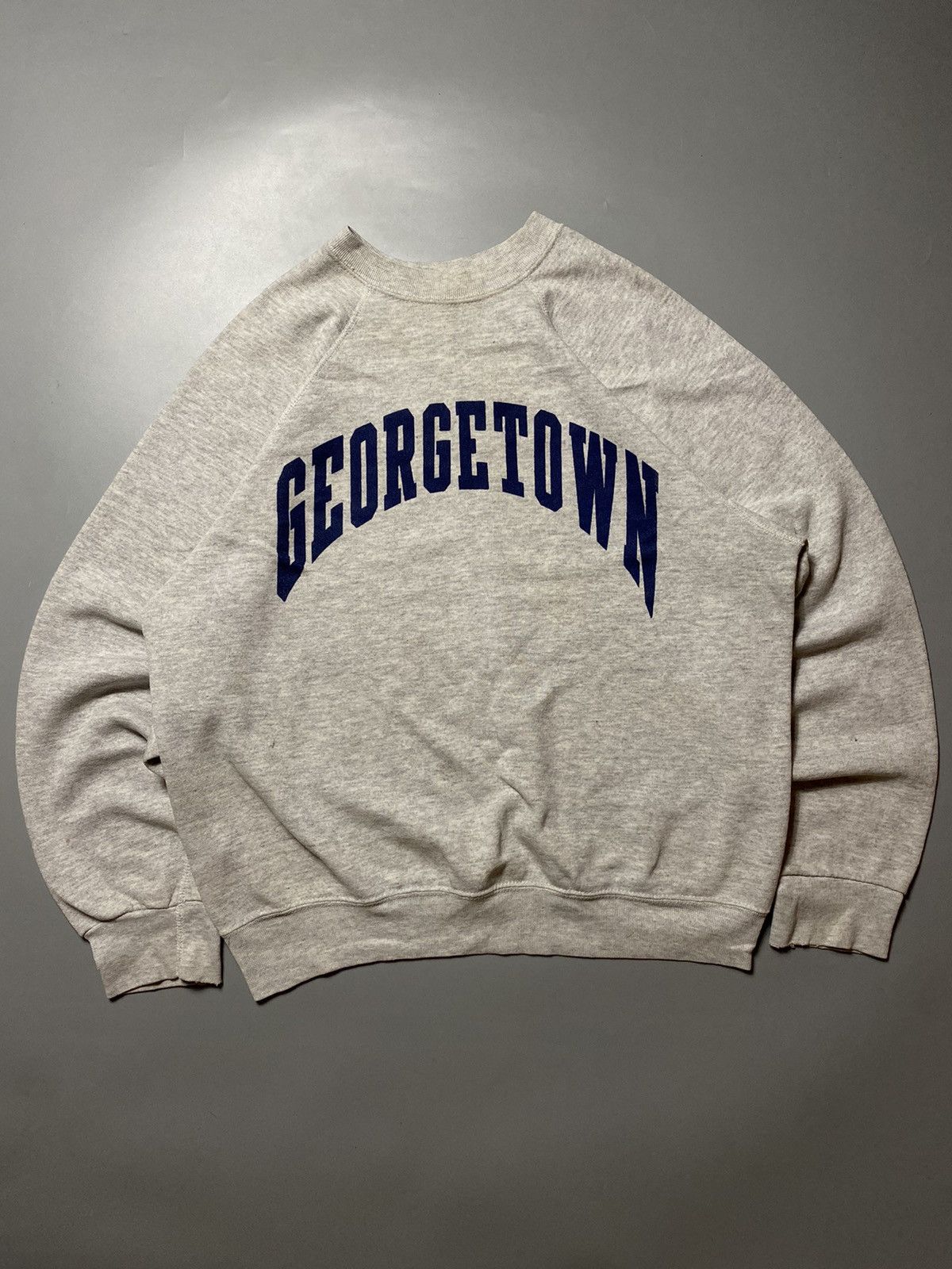 Tultex × Vintage RARE❗️GEORGETOWN UNIVERSITY 90s SWEATSHIRT Size US L / EU 52-54 / 3 - 1 Thumbnail