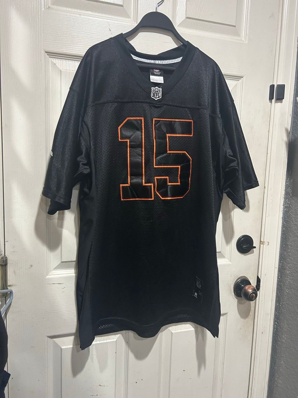Reebok Men's Reebok Black & Orange Tebow #15 NFL Jersey Size 54 Size US M / EU 48-50 / 2 - 1 Thumbnail