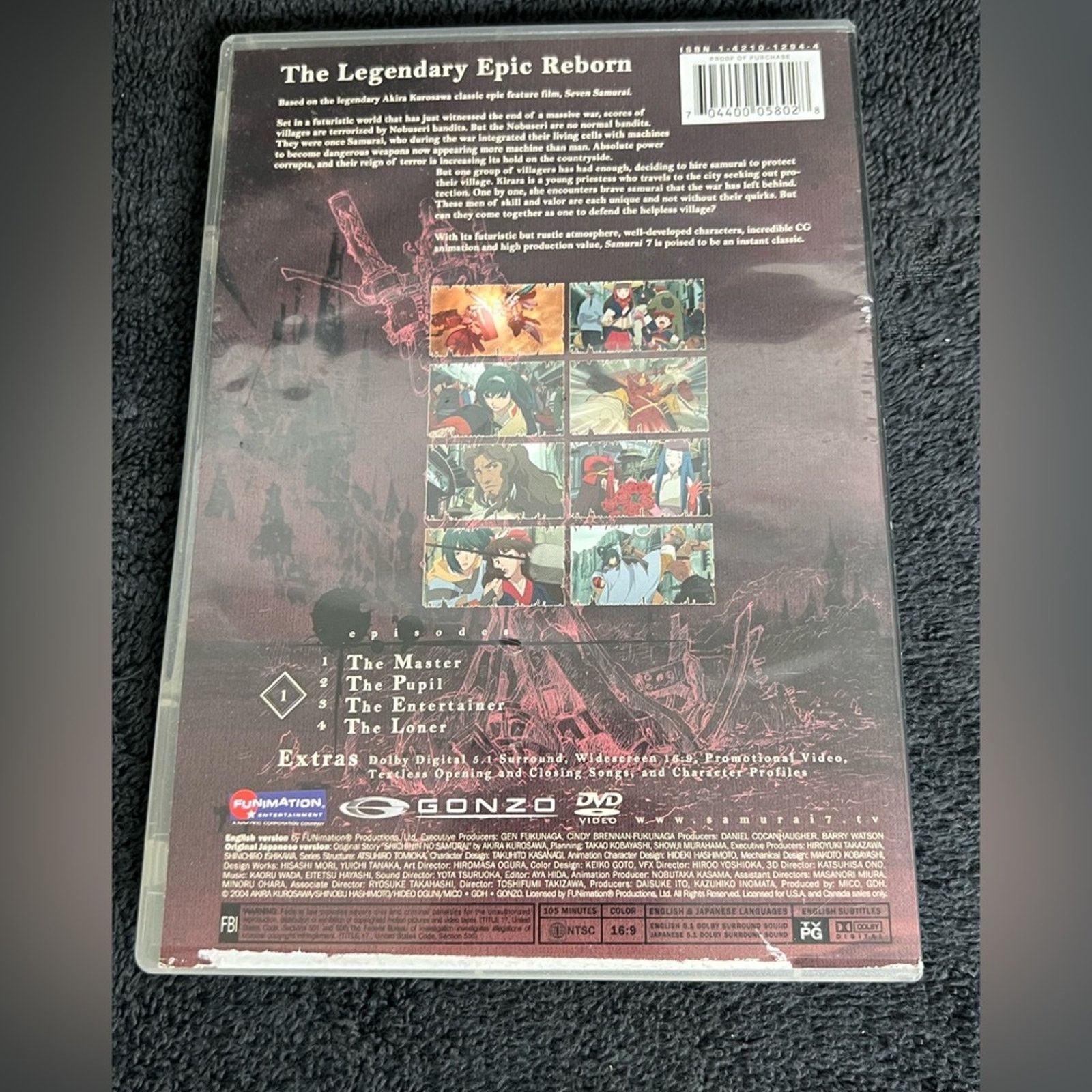 Cartoon Network Akira Kurosawas Samurai 7 - Vol. 1: Search Seven (DVD, 2005) Size ONE SIZE - 2 Thumbnail