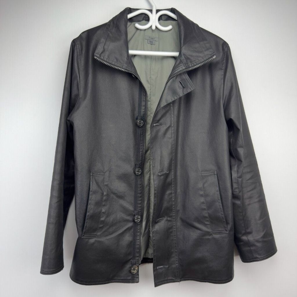 M0851 M0851 Cotton Coated Contemporary Designer Black Jacket sz S Size US S / EU 44-46 / 1 - 9 Thumbnail