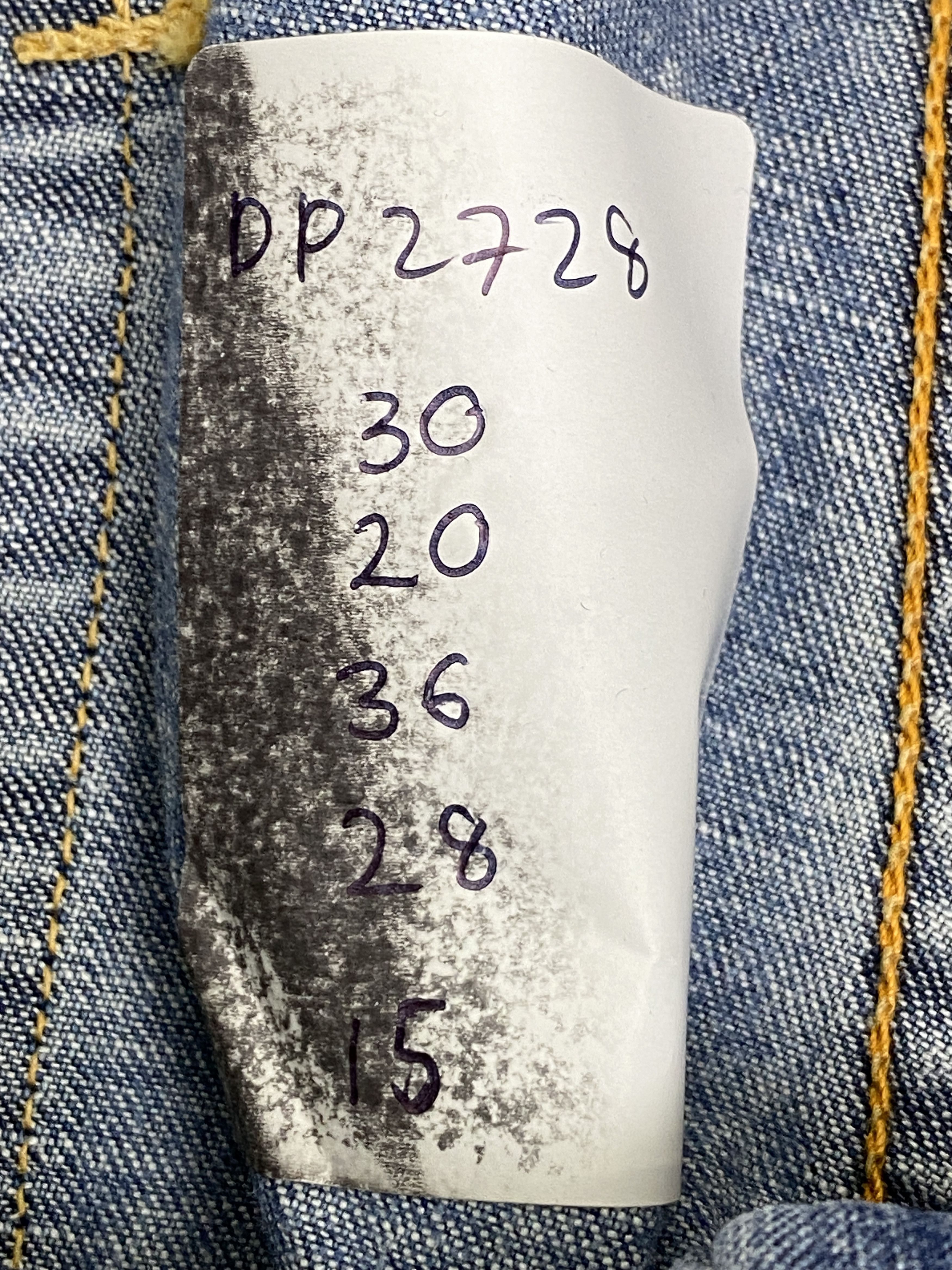 45rpm Vintage 45rpm Faded Blue Jeans DP2728 Size US 30 / EU 46 - 12 Thumbnail
