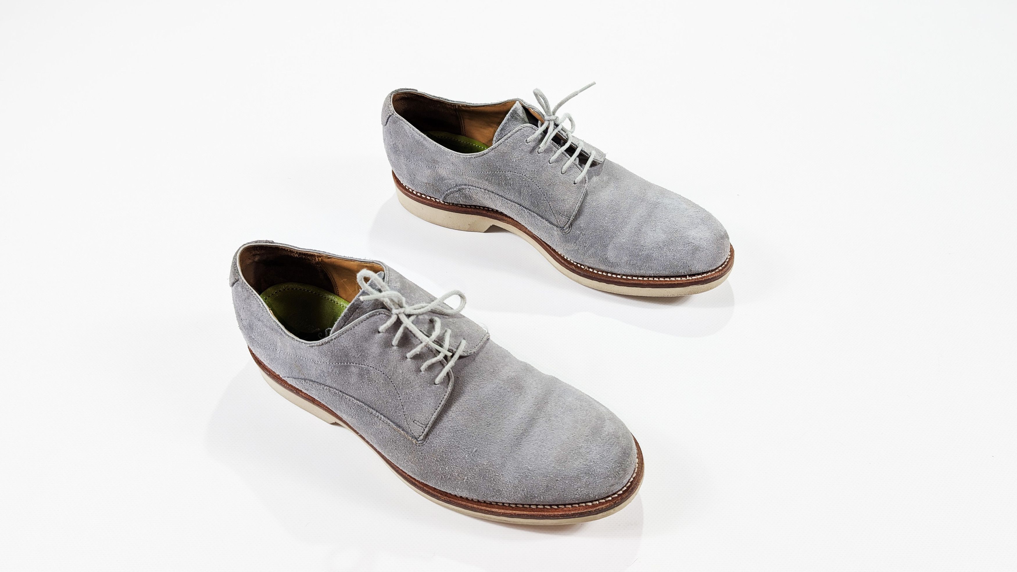 Oliver Sweeney Edward Suede Derby Lace Up Shoes in Gray, Men's (Size 9.5) — image 3 of 6