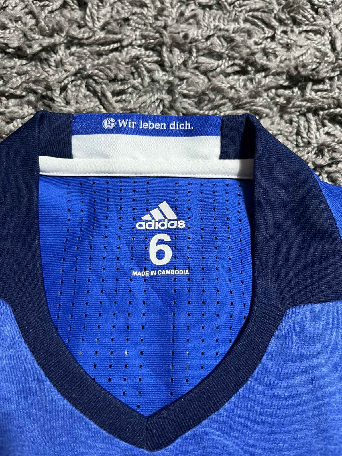 Adidas SCHALKE 04 2016/18 ADIDAS PLAYER ISSUE SOCCER TRIKOT JERSEY Size US M / EU 48-50 / 2 - 4 Thumbnail