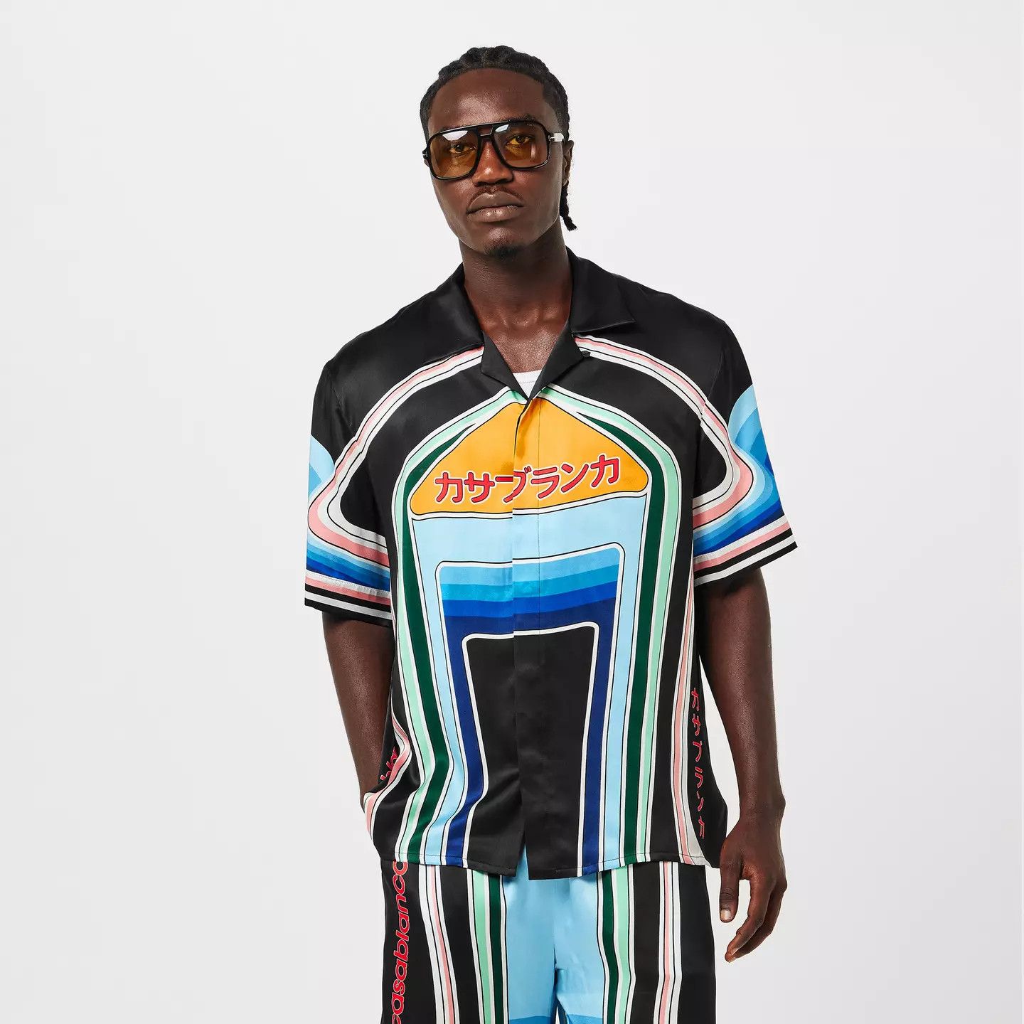 Casablanca o1g2r1mq0426 Pattern Short Sleeve Bowling Shirt Multicolor Size US S / EU 44-46 / 1 - 3 Thumbnail