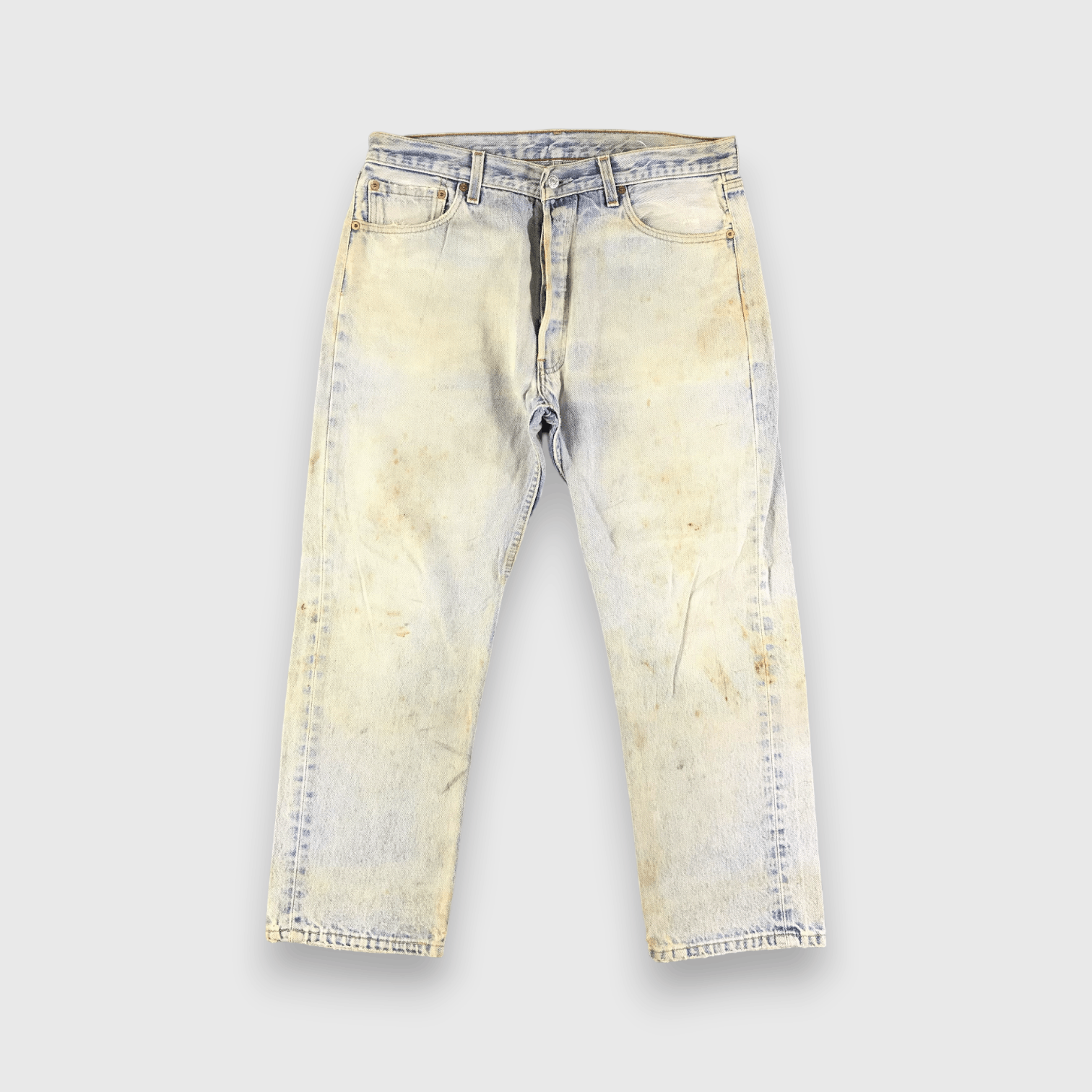 Levi's Vintage Light Wash Levis 501 Jeans-J2775 Size US 35 - 1 Thumbnail
