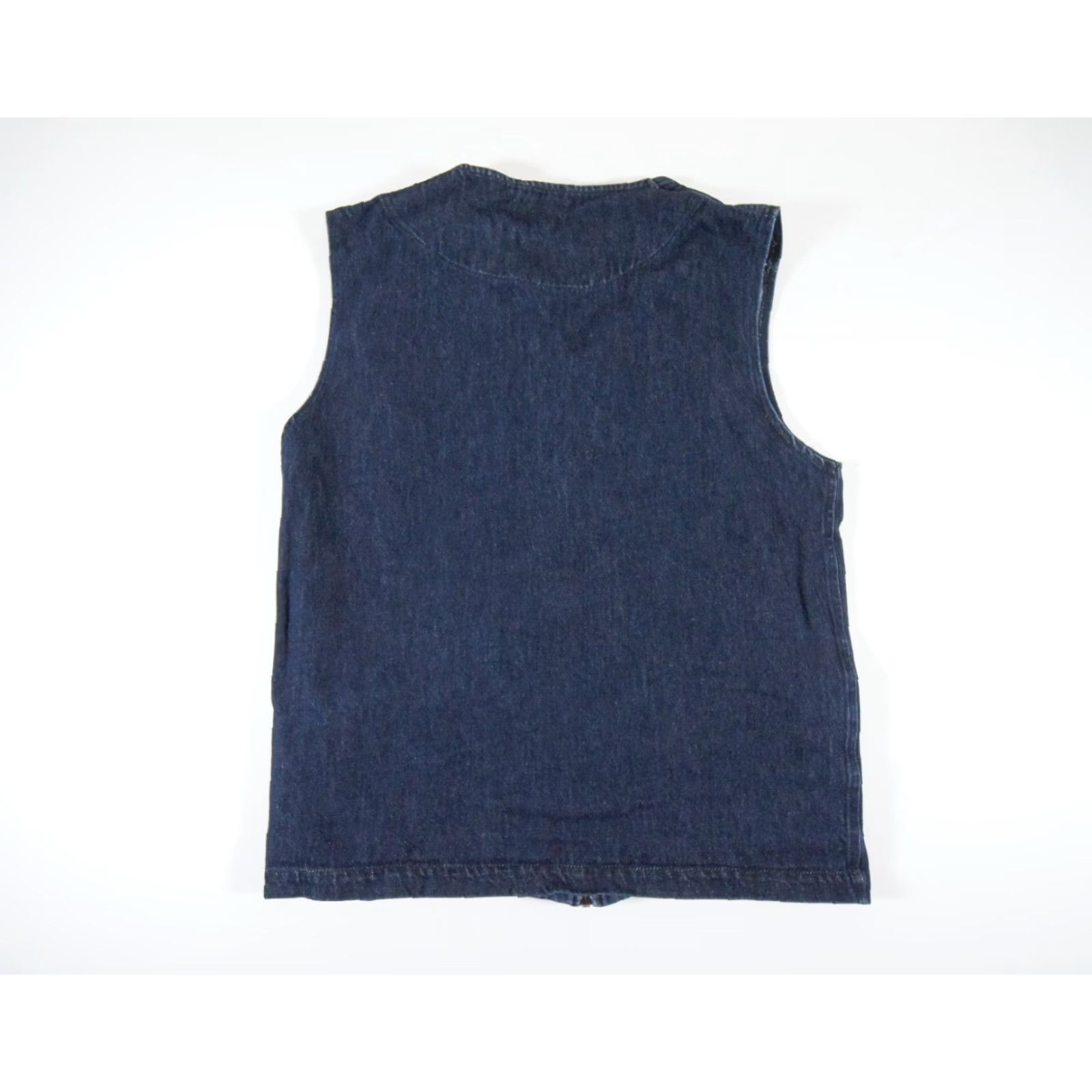 Denime Standard Issue Denim Vest Mens Large Blue Full Zip Casual Outdoor Size US 33 - 4 Thumbnail
