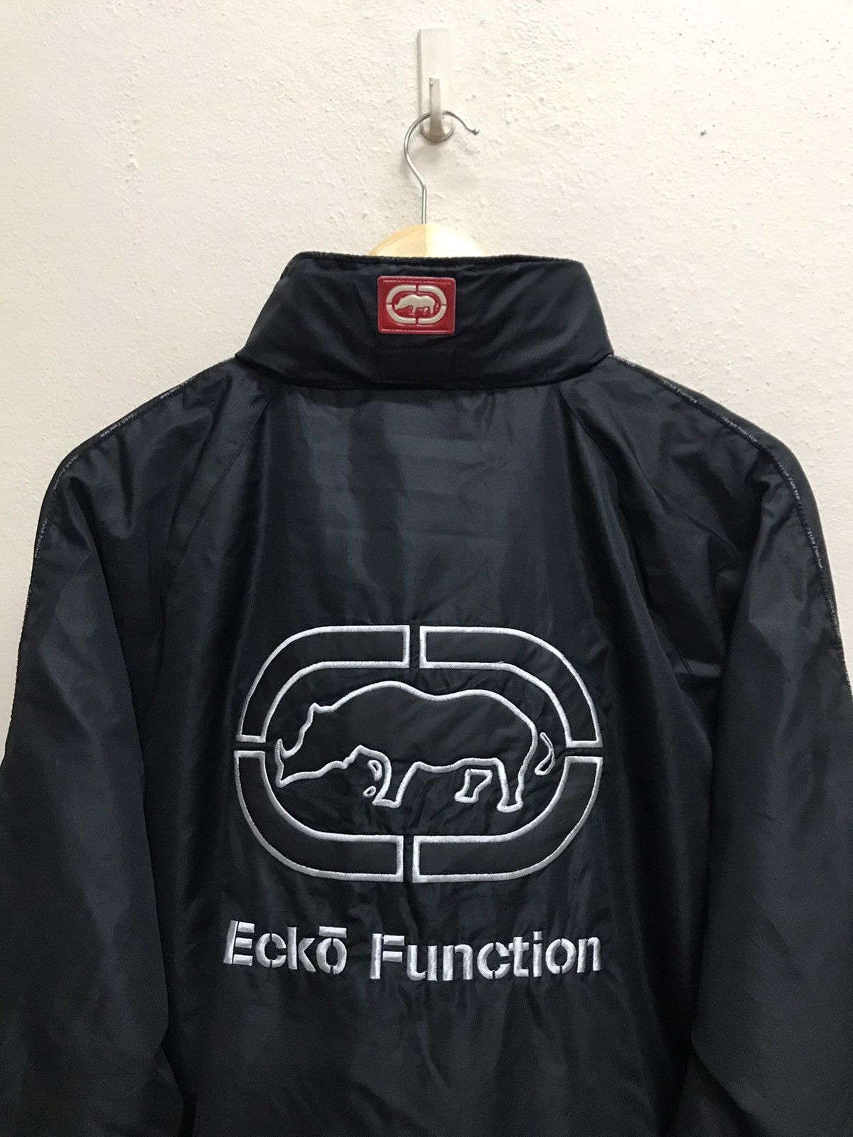 Ecko Unltd. × JNCO × Vintage Vintage Ecko Function Backhit Biglogo Windbreaker Jacket Size US XL / EU 56 / 4 - 19 Thumbnail