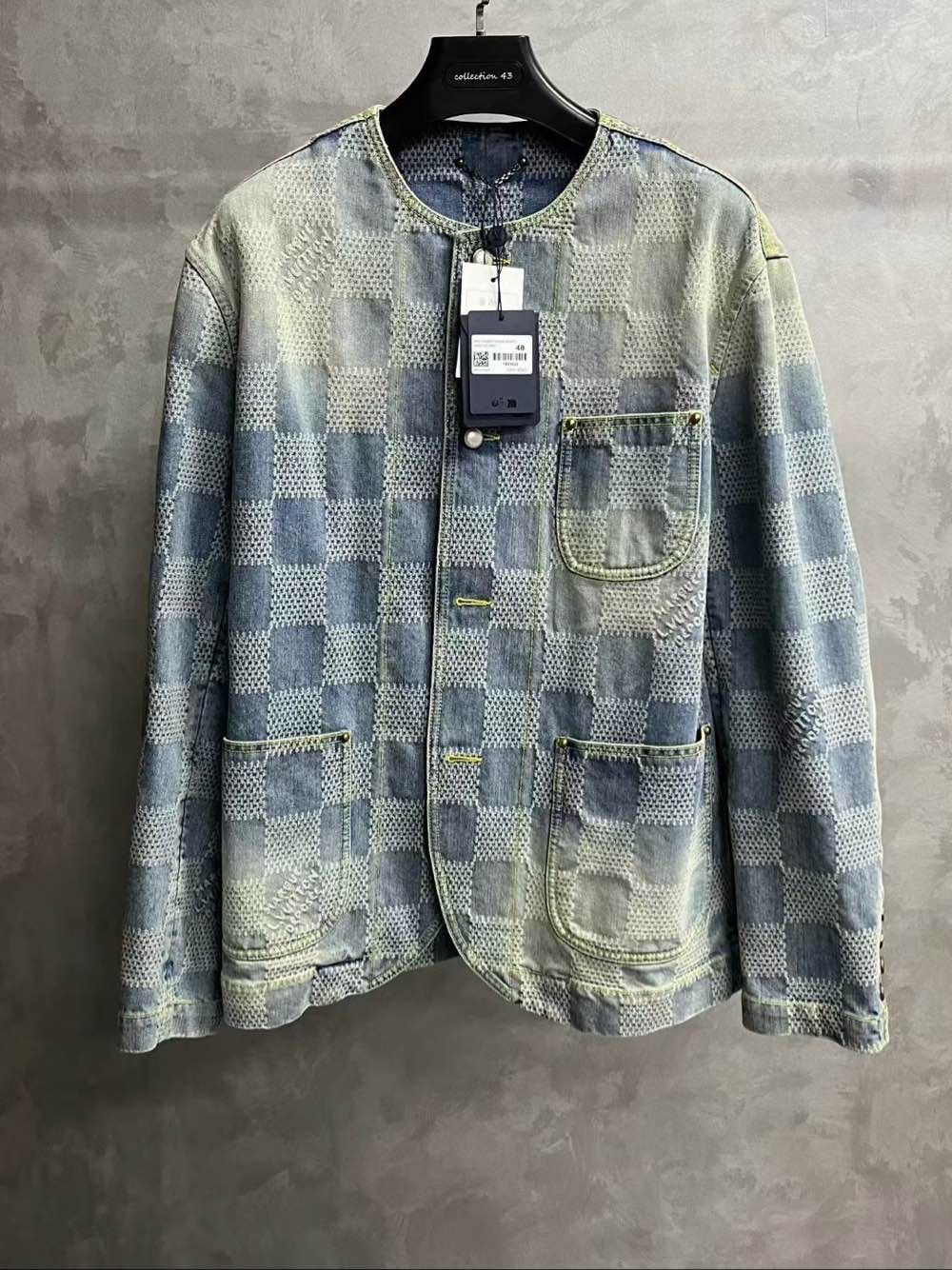 Louis Vuitton Louis Vuitton Damier Denim Jacket Size M Size US M / EU 48-50 / 2 - 1 Thumbnail