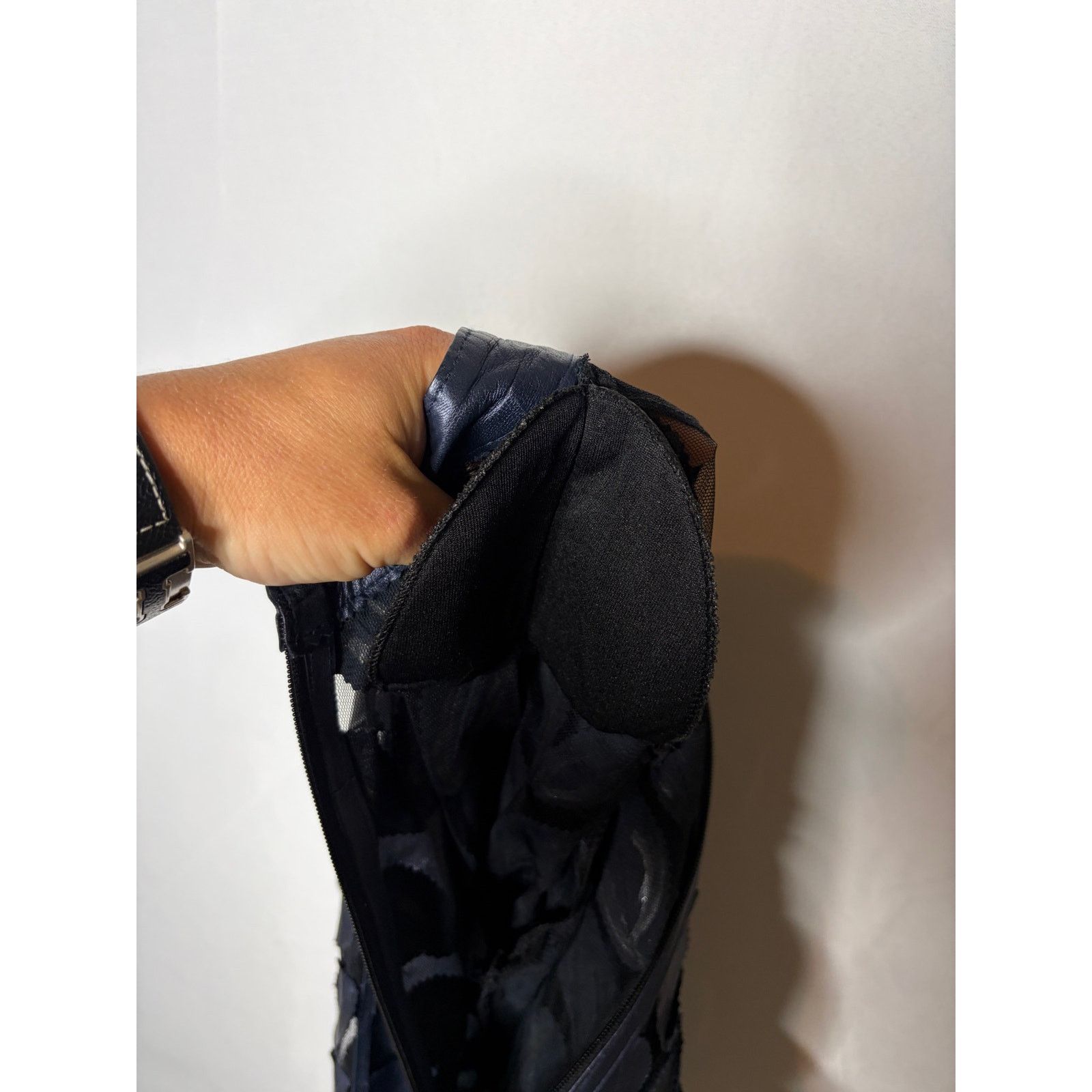 Other By Belgin Francis Navy blue Leather Leaf Jacket sz M Size M / US 6-8 / IT 42-44 - 9 Thumbnail