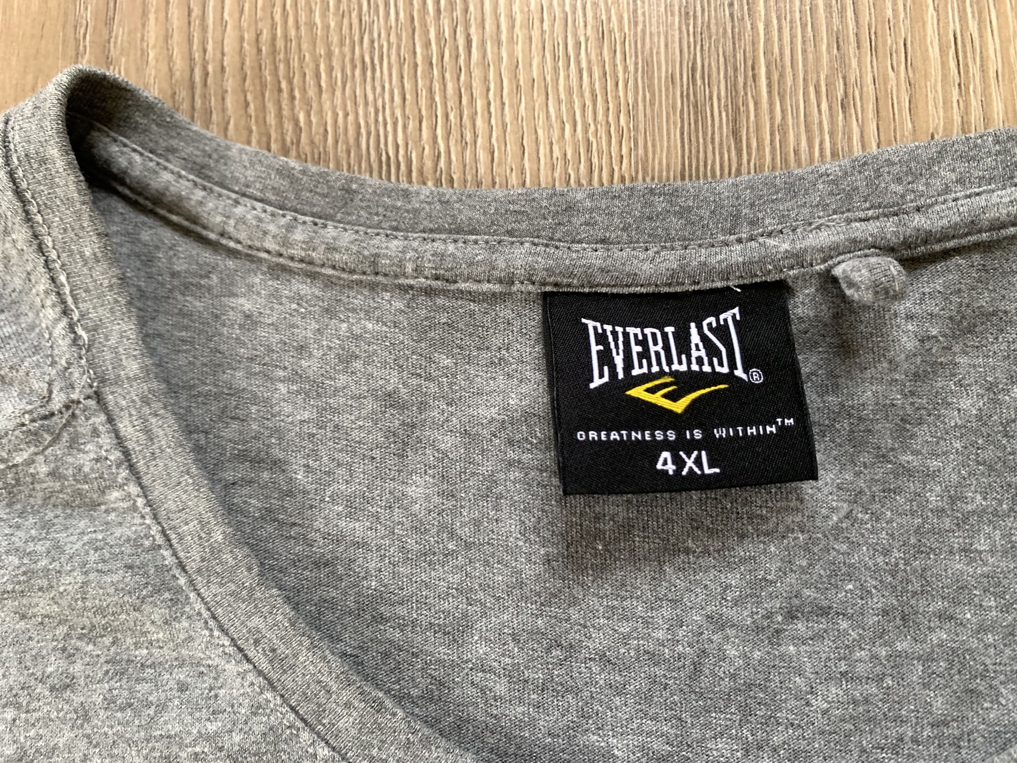 Everlast Everlast Grey Printed T Shirt Size US XXL / EU 58 / 5 - 7 Thumbnail