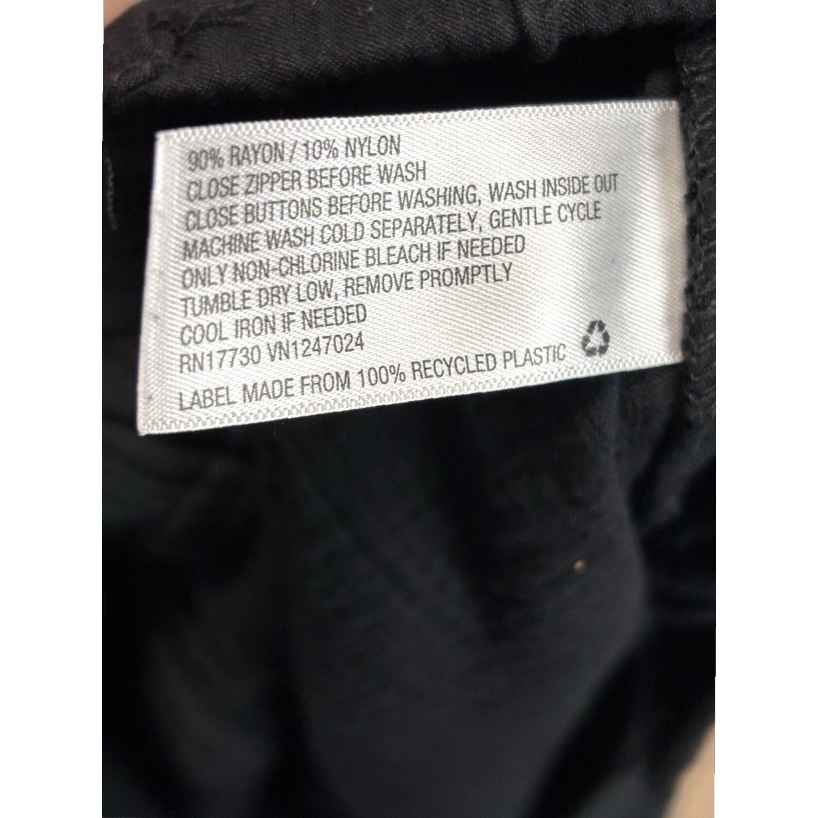 Vintage A New Day Juniors Black Wide Leg Gauze Crop Pants Sz 17 Lightweight Size 38" / US 16 / IT 52 - 6 Thumbnail