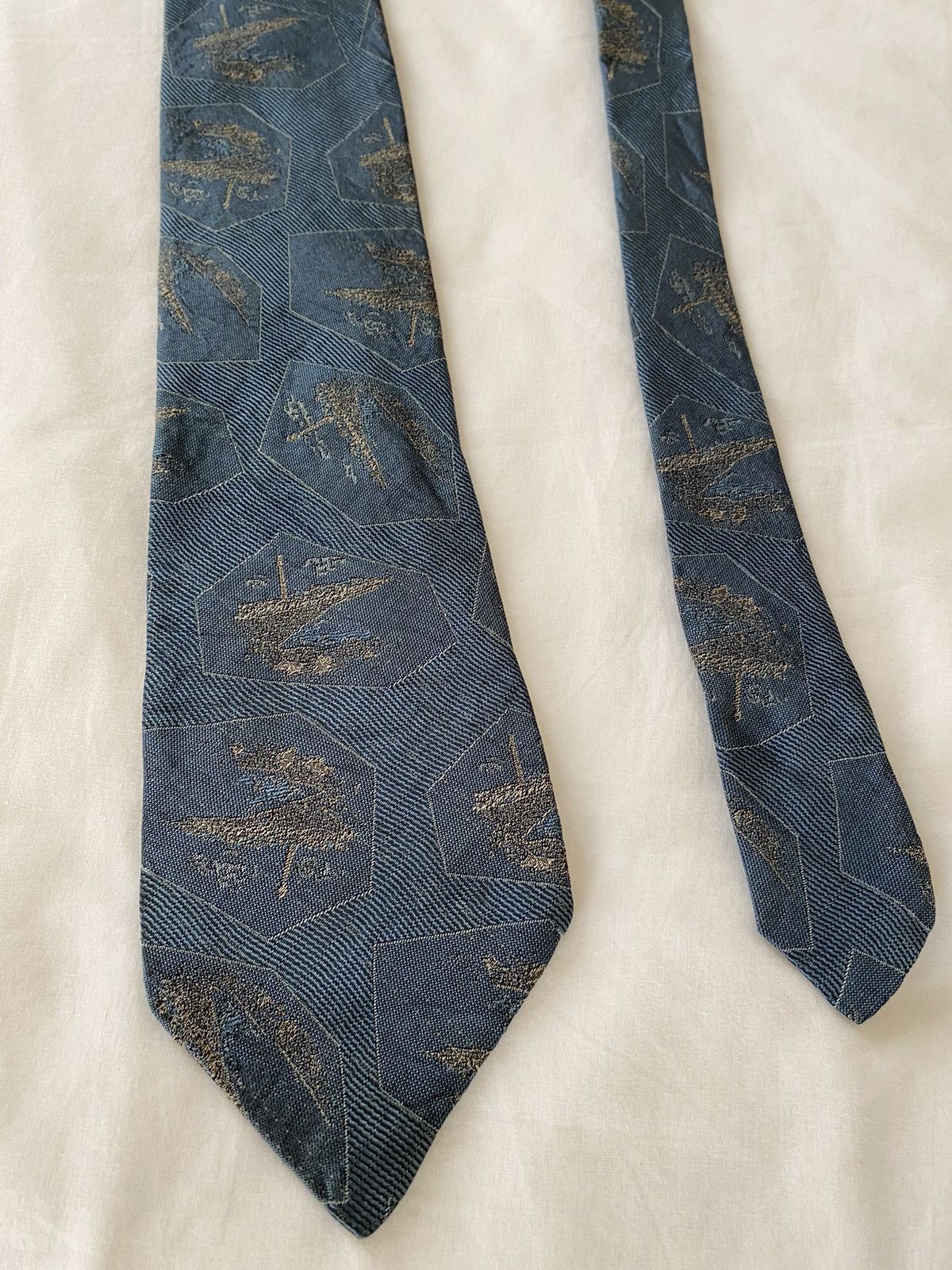 Courreges blue tie