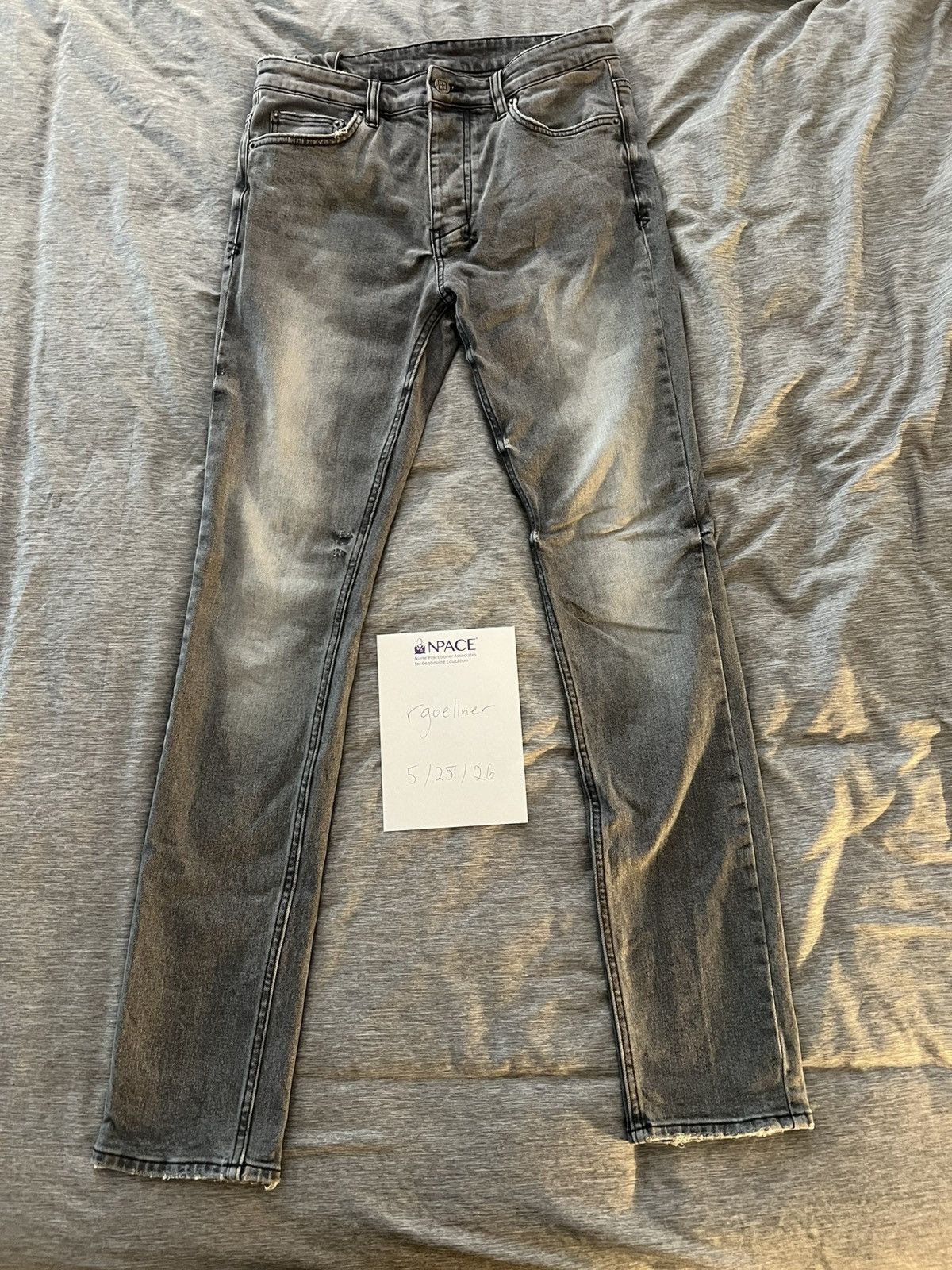 Ksubi Ksubi Jeans Grey Chitch Smokescreen Size US 30 / EU 46 - 1 Thumbnail