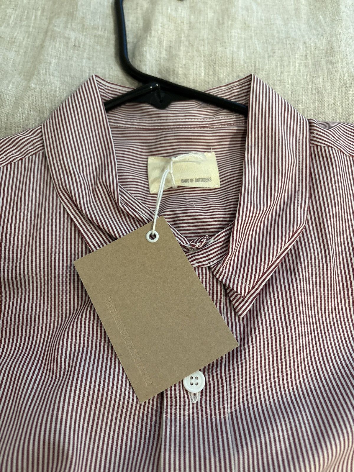 Band Of Outsiders Band of Outsiders Red Striped Button-down M/3 New Size US M / EU 48-50 / 2 - 3 Thumbnail