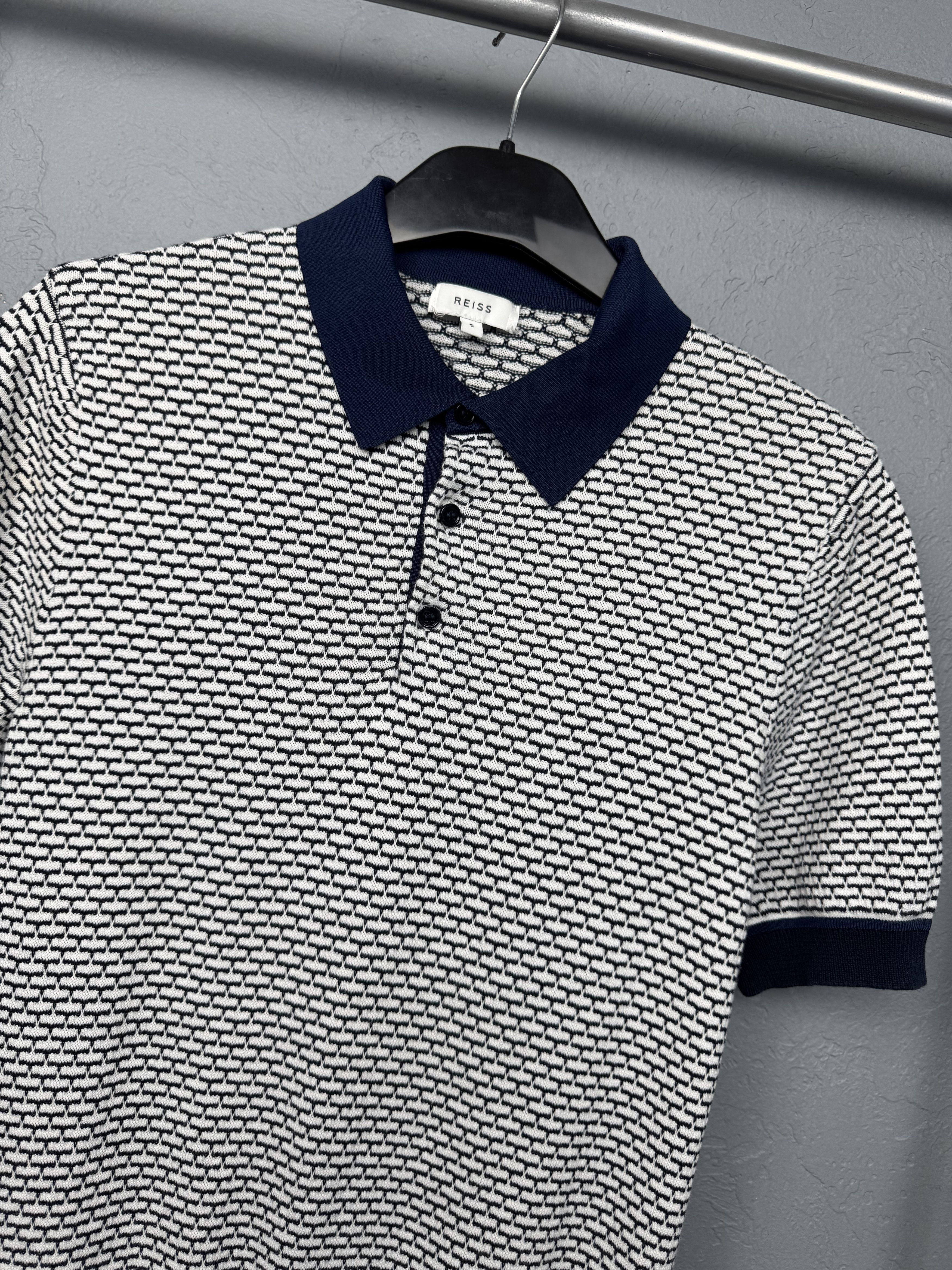 Reiss Reiss Mens Knit Polo Shirt Size US S / EU 44-46 / 1 - 2 Thumbnail