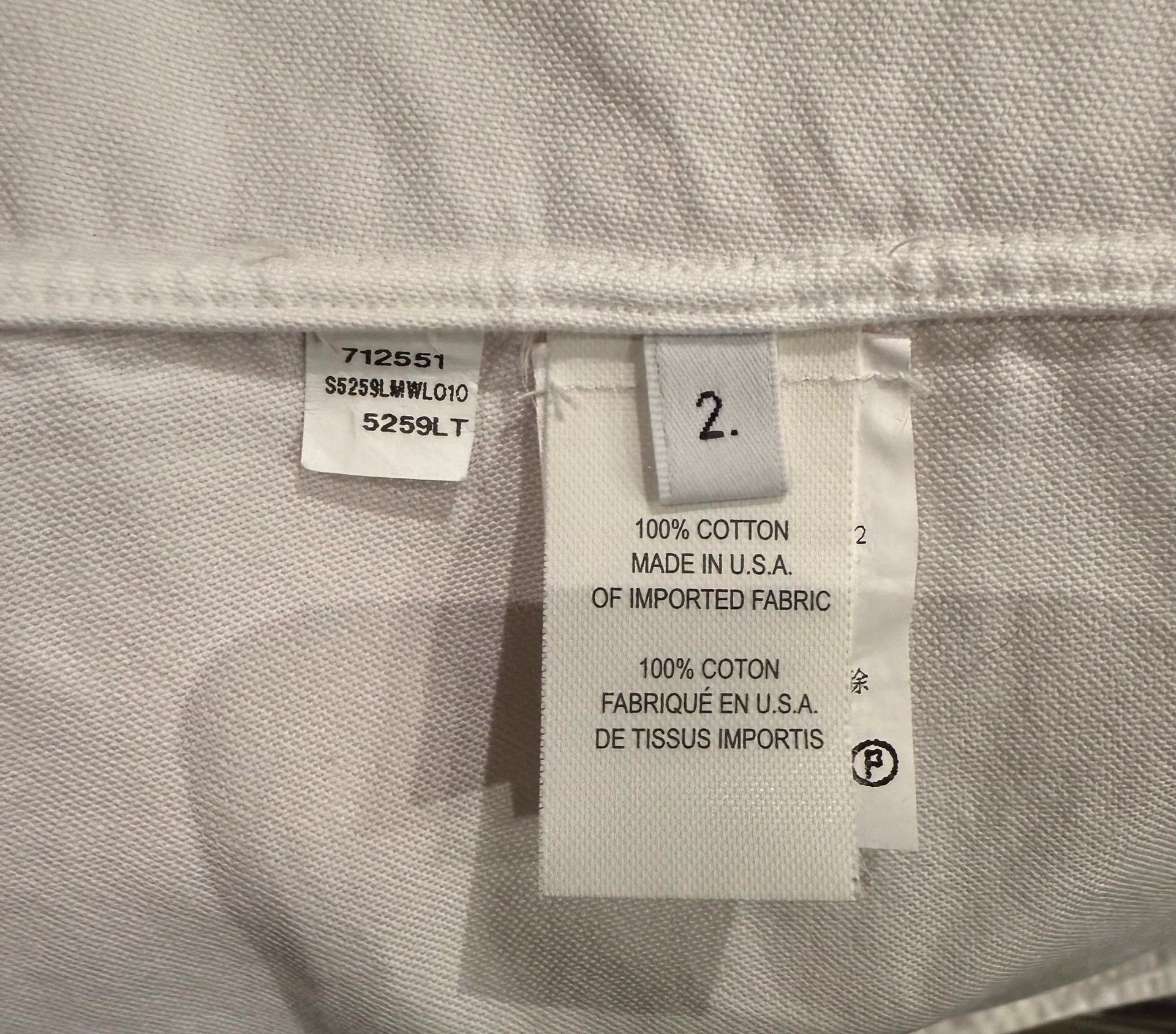 Thom Browne Thom Browne Color-Blocked Placket Oxford Shirt White 2 Size US M / EU 48-50 / 2 - 5 Thumbnail