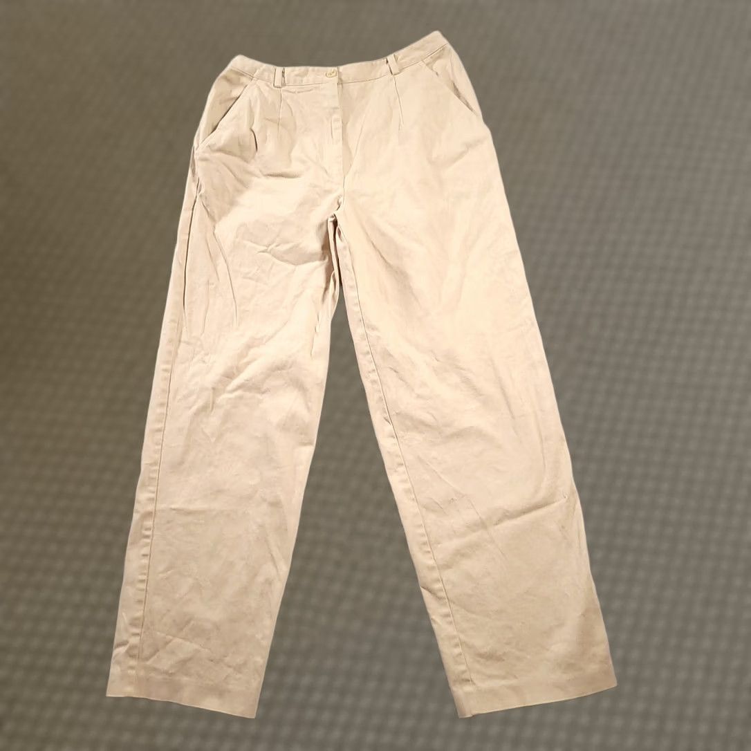 Coldwater Creek Coldwater Creek Womens Dress Pants Sz 10 Tan Career Elastic Waist Size 32" / US 10 / IT 46 - 1 Thumbnail