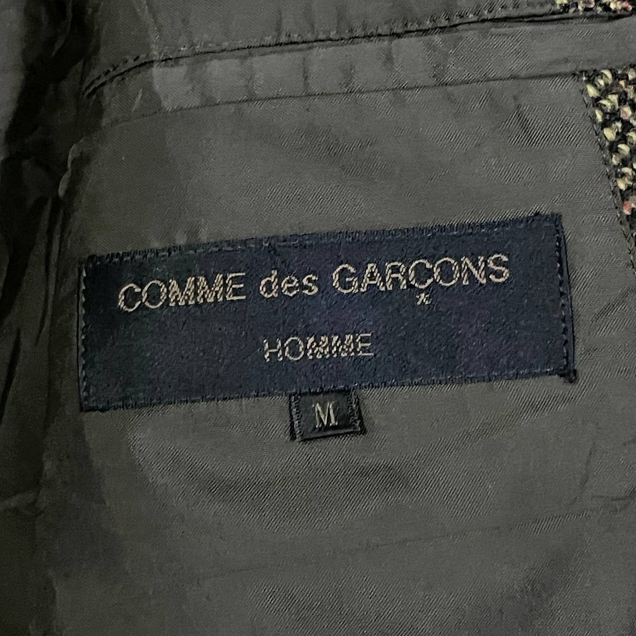 Comme des Garcons Homme AD1994 Comme des Garcons Homme Herringbone Wool Tweed Jacket Size US M / EU 48-50 / 2 - 9 Thumbnail