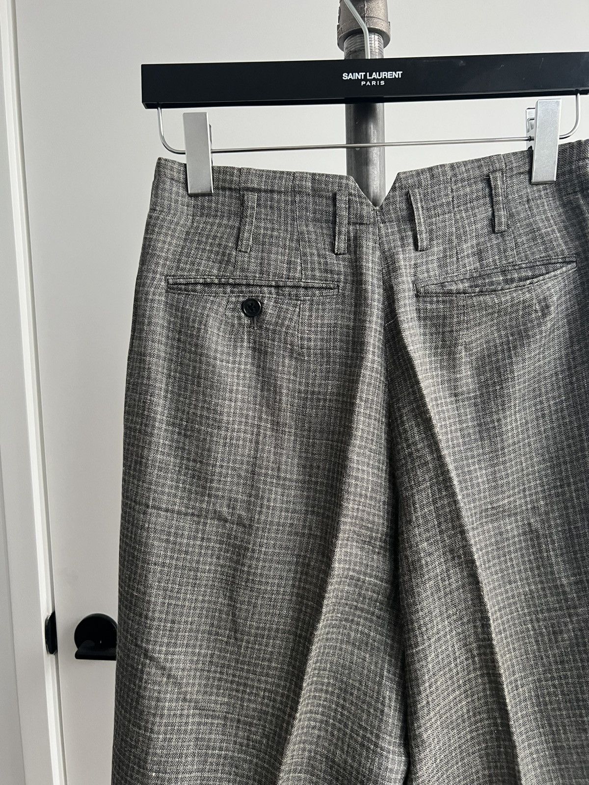 Yohji Yamamoto Y's For Men Checked Cuffed Trousers Size US 30 / EU 46 - 7 Thumbnail