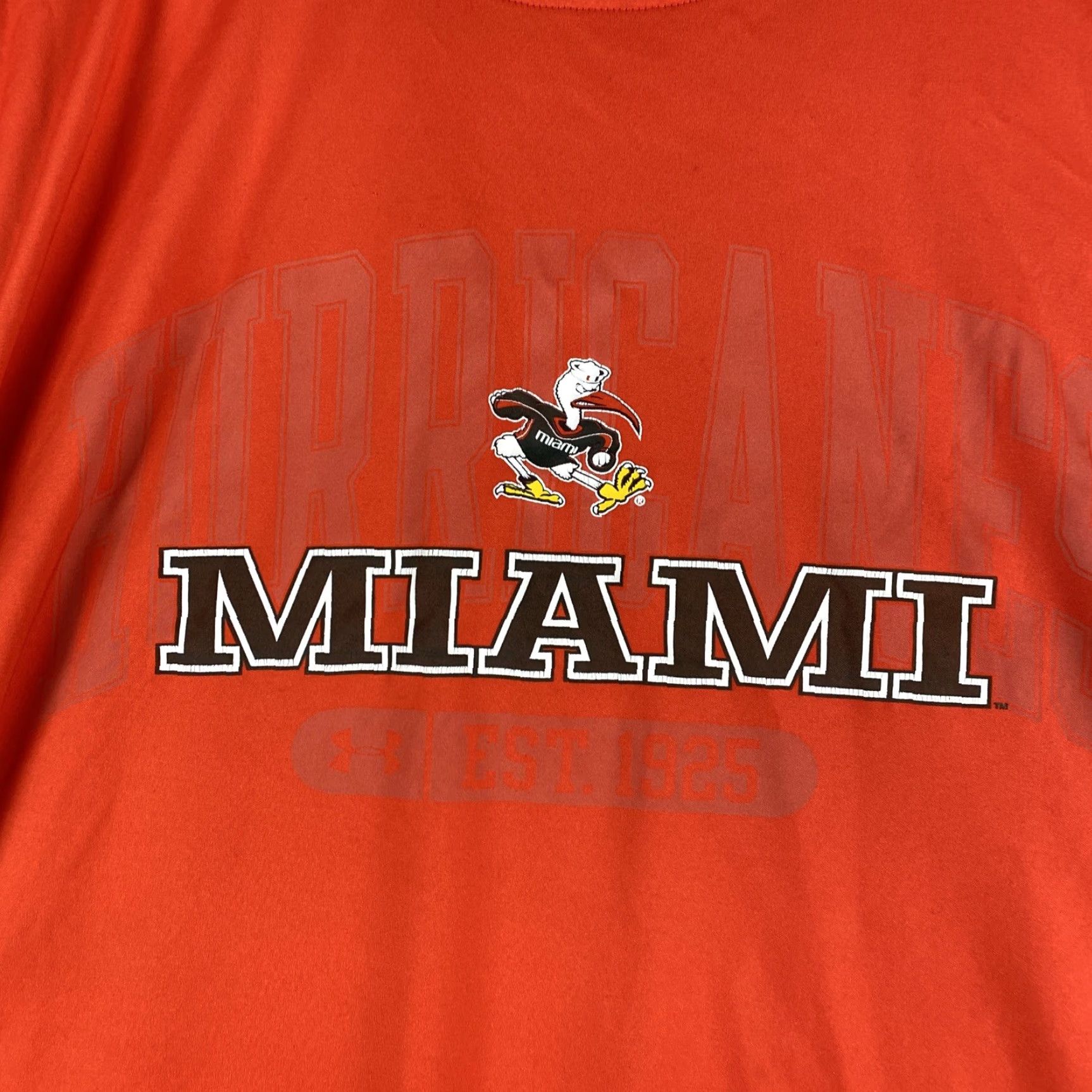 Under Armour Under Armour UA Men Loose Graphic Short Sleeve T-Shirt Heatgear Orange 38-25 Size US XL / EU 56 / 4 - 3 Thumbnail