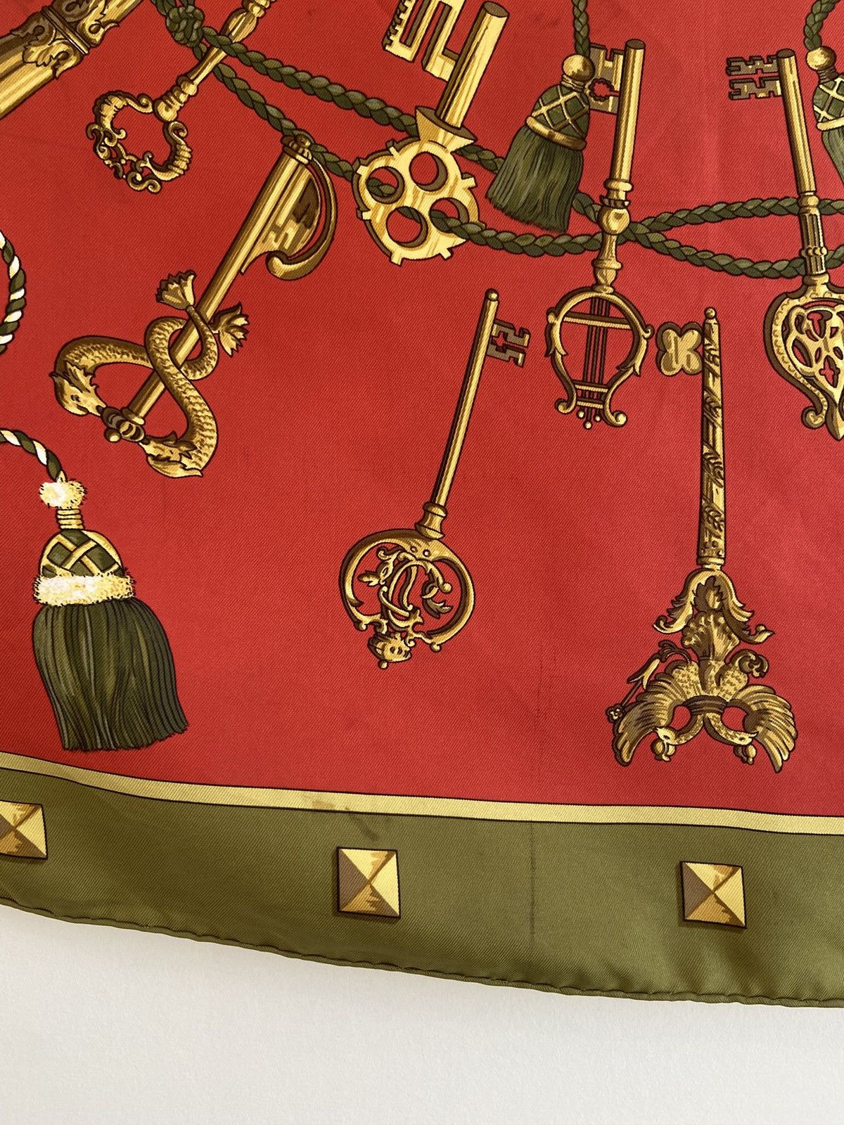 Hermes Hermès “Les Cles” Silk Scarf Size ONE SIZE - 8 Thumbnail
