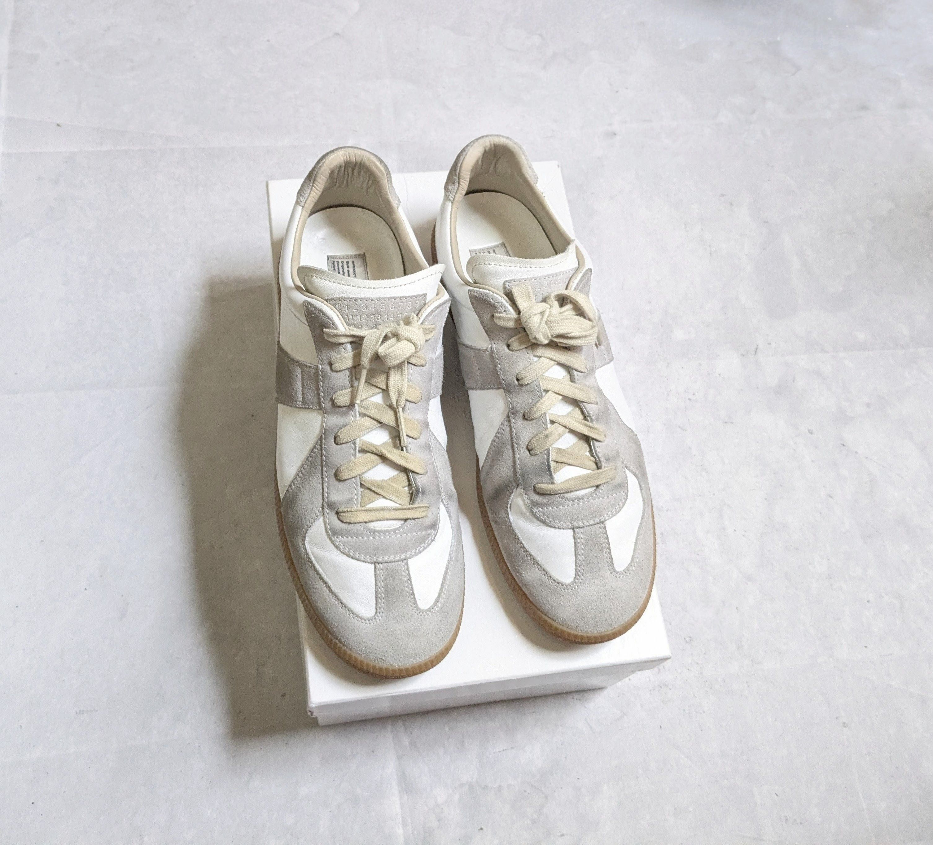 Maison Margiela Maison Margiela Replica Sneakers gat white gray 10.5 43.5 Size US 10.5 / EU 43-44 - 1 Thumbnail