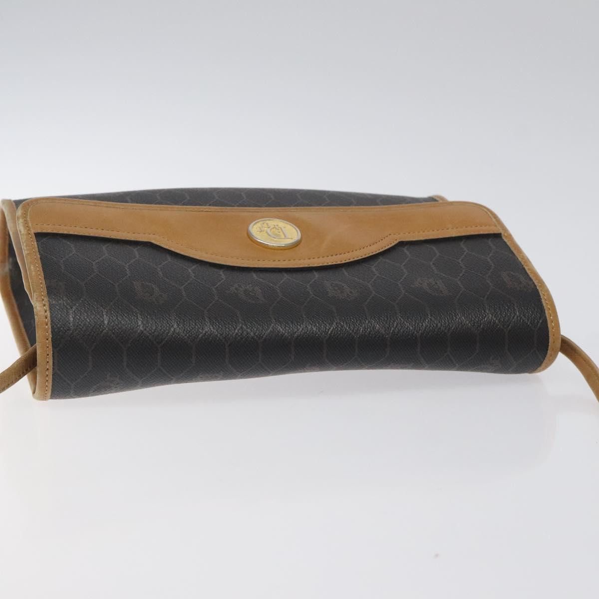 Dior DIOR Honeycomb Canvas Shoulder Bag Pvc Black Gold Size ONE SIZE - 6 Thumbnail
