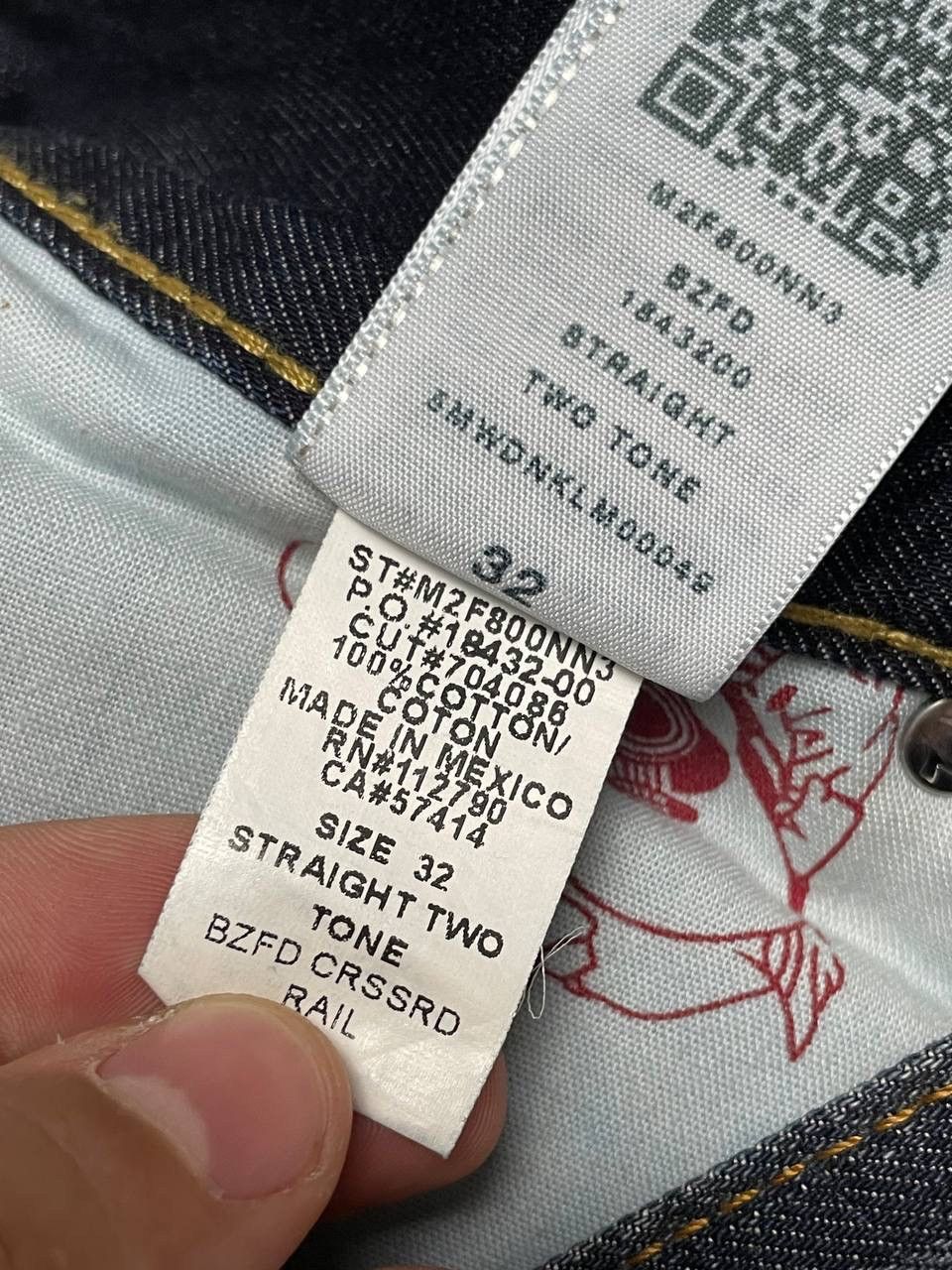 True Religion × Vintage True Religion Denim Shorts Big Logo SWAG Y2k Size US 32 / EU 48 - 12 Thumbnail