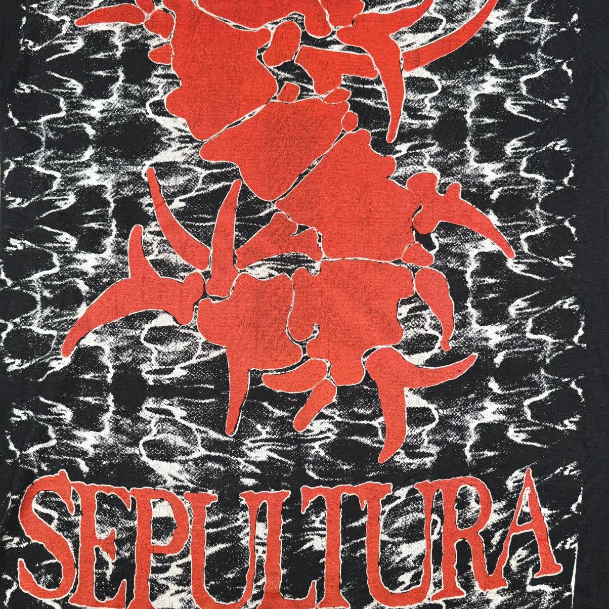 Band Tees Vintage Mid 90s Sepultura ‘Chaos A.D.’ All Over Euro T Shirt Size US L / EU 52-54 / 3 - 7 Thumbnail