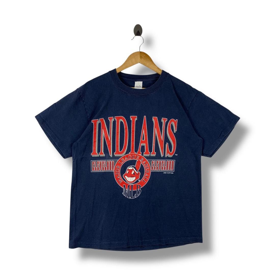 MLB × Vintage Vintage CLEVELAND INDIANS Big logo print tee Size US L / EU 52-54 / 3 - 1 Thumbnail