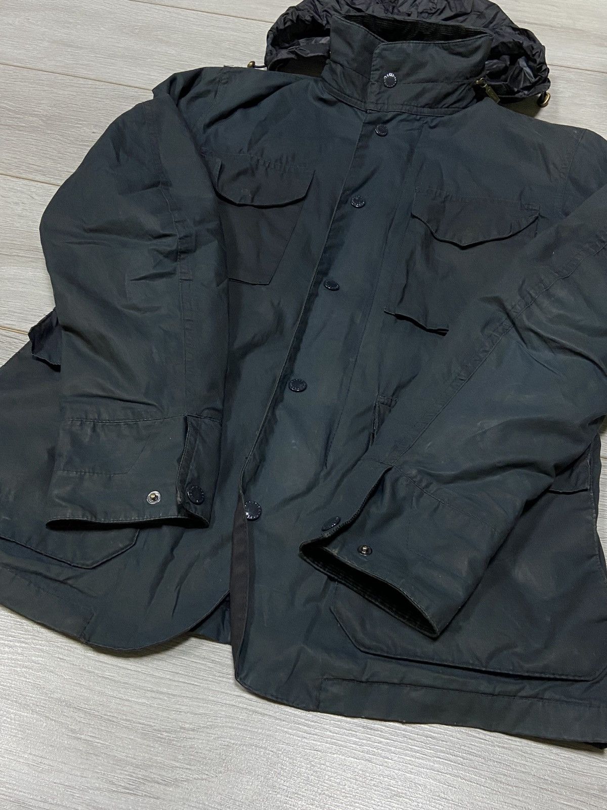 Barbour Vintage Barbour waxed Tailored Sapper jacket Size US S / EU 44-46 / 1 - 6 Thumbnail